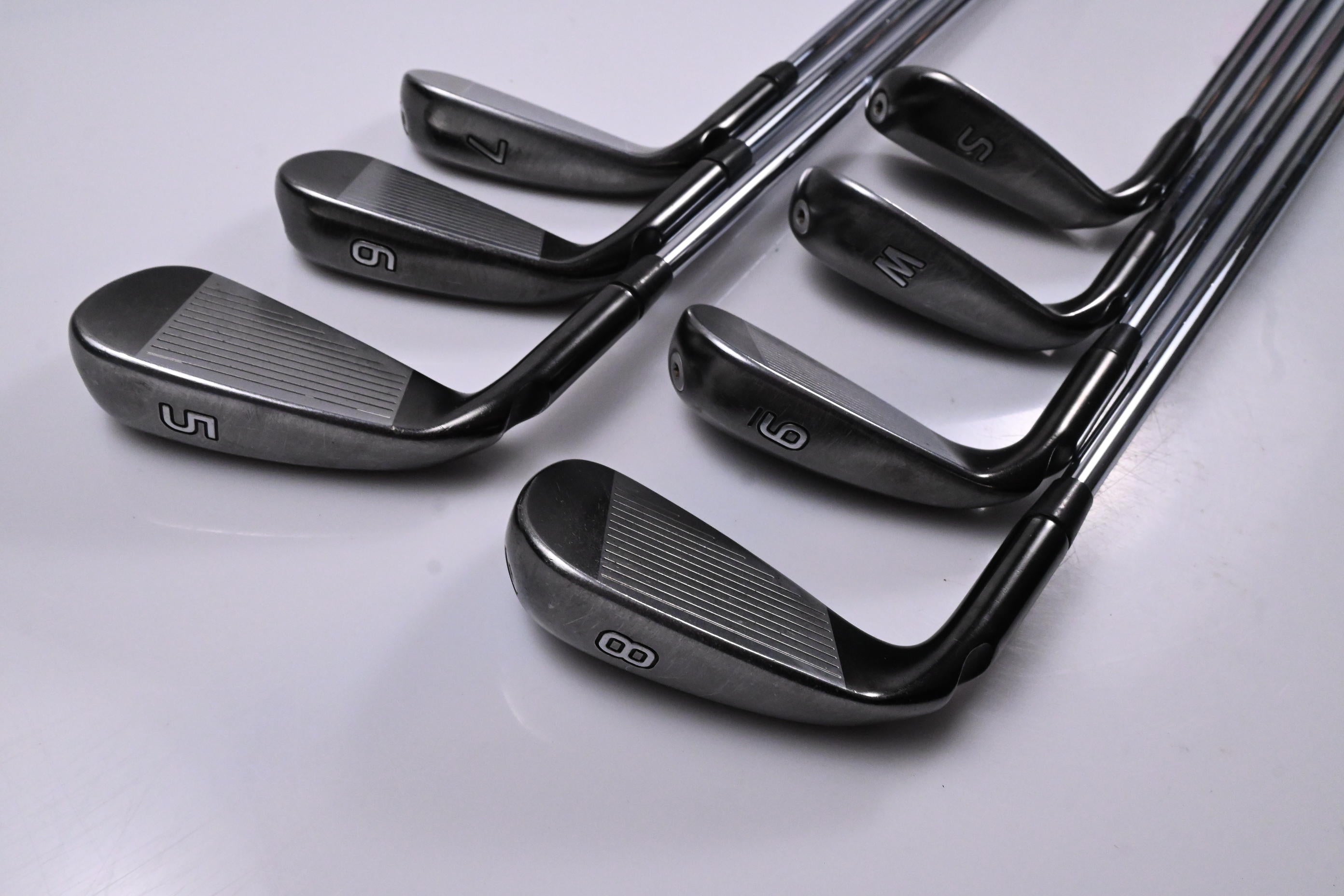 Ping G710 Irons / 5-PW+SW / White Dot / Regular Flex Project X LZ 115 Shafts