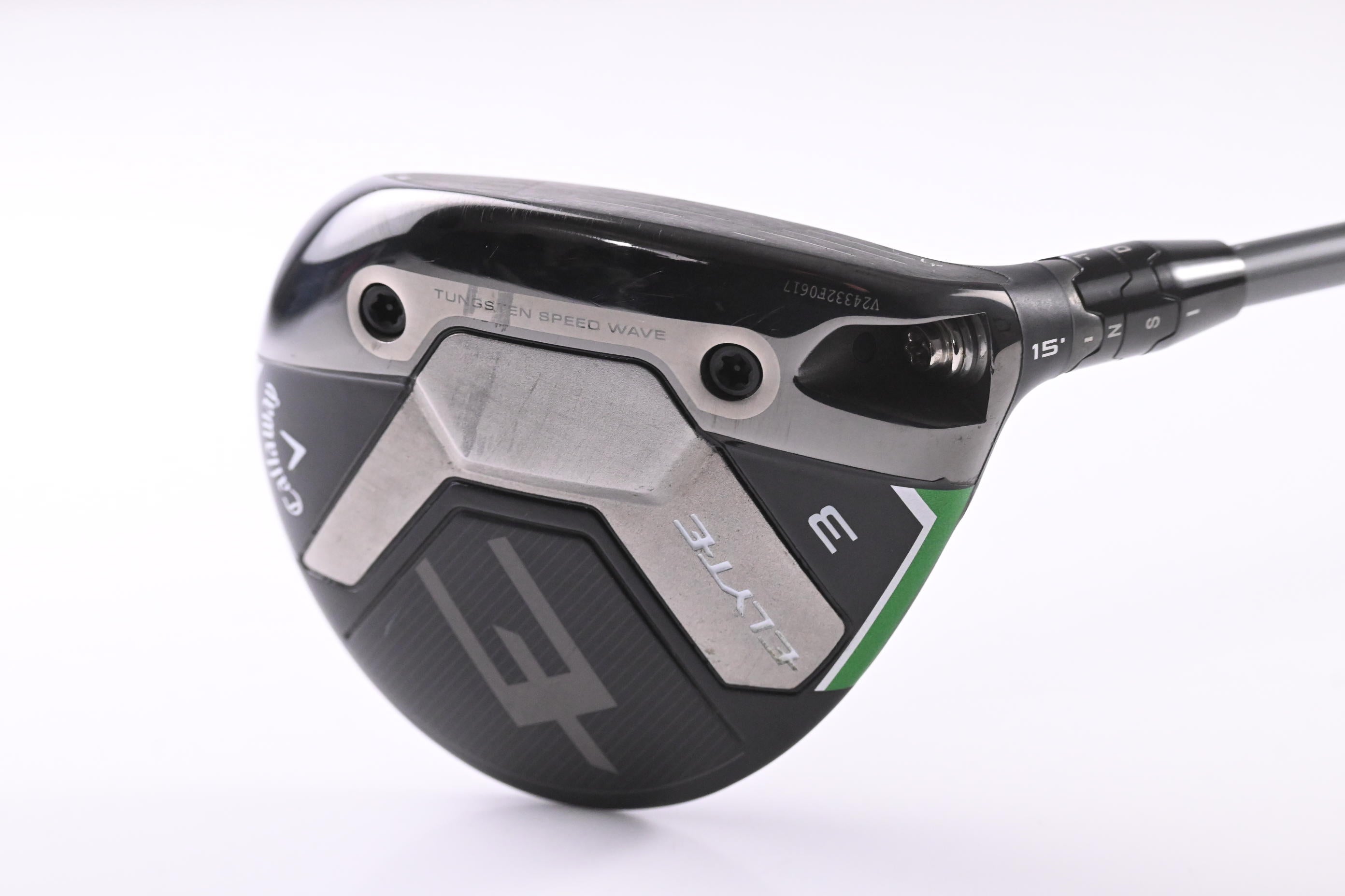 Callaway Elyte #3 Wood / 15 Degree / X-Flex Denali Charcoal 60 Shaft