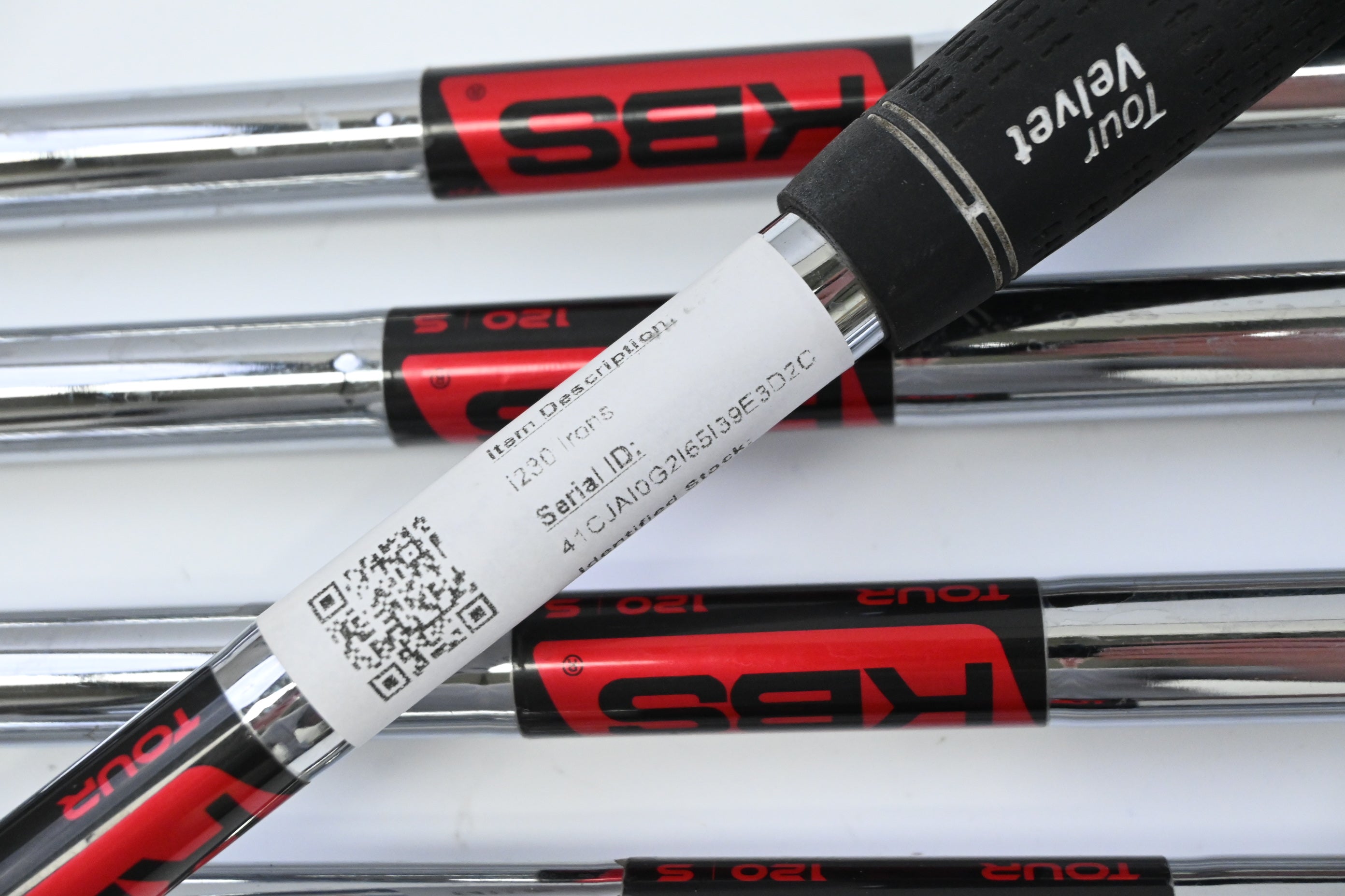 Ping i230 Irons / 6-PW / Red Dot / Stiff Flex KBS Tour 120 Shafts