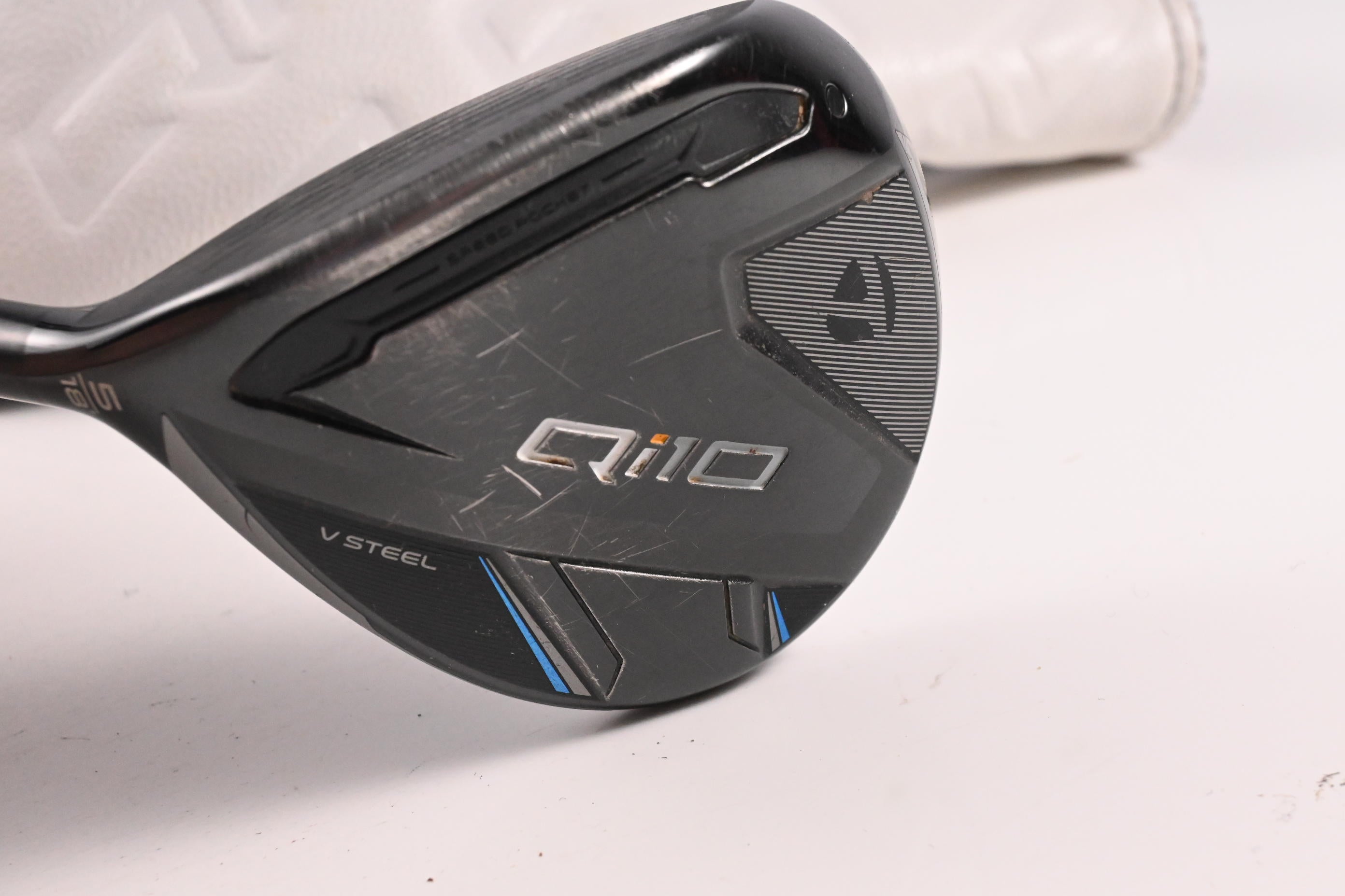 Left Hand Taylormade Qi10 #5 Wood / 18 Degree / Stiff Flex Ventus TR Blue 6