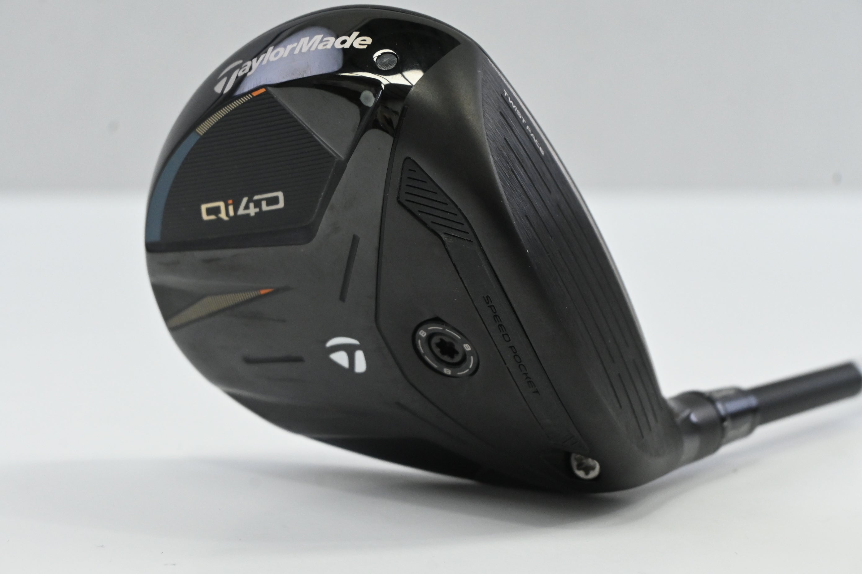 Taylormade Qi4D #3 Wood / 15 Degree / Stiff Flex Taylormade Reax White 65 Shaft