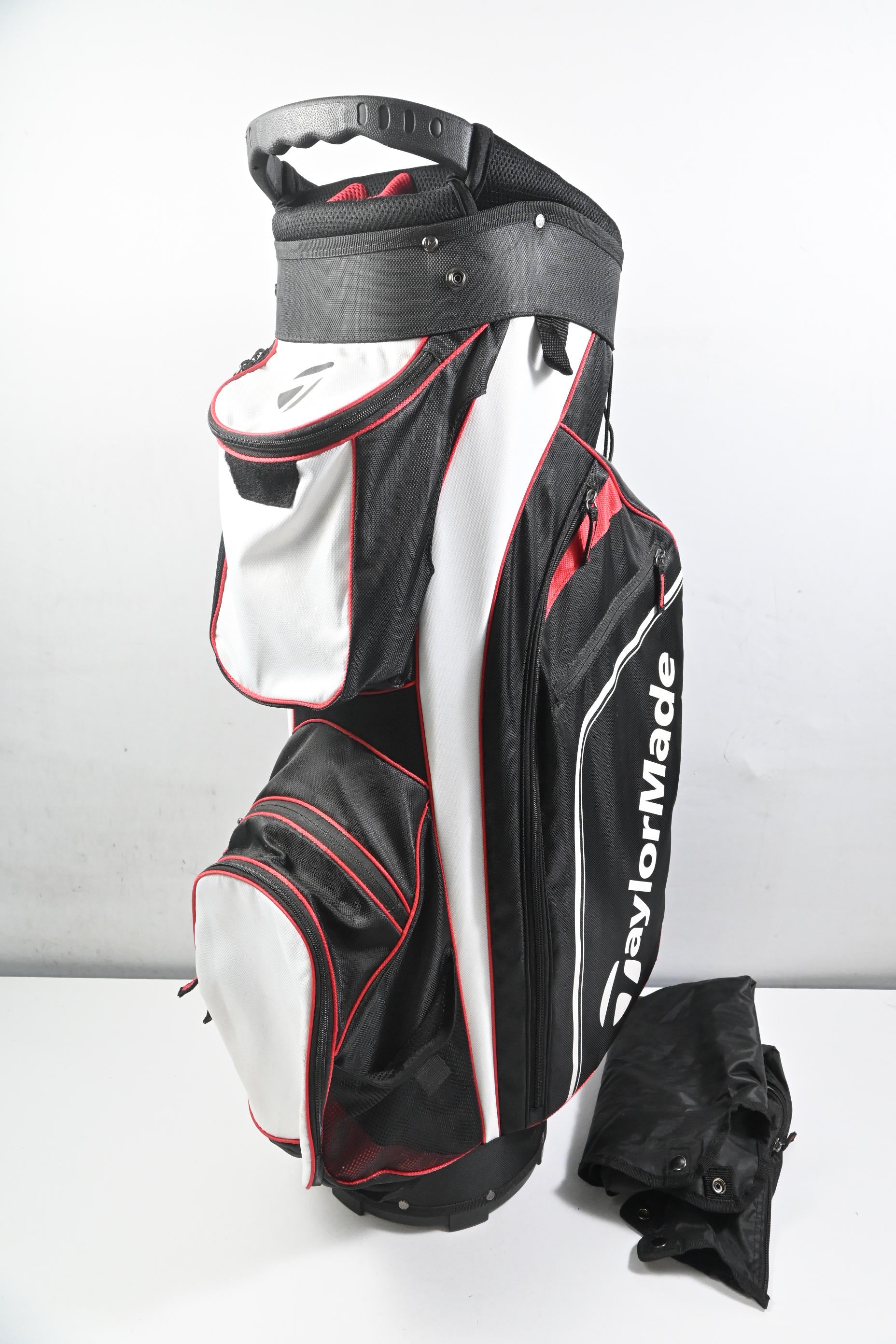 Taylormade Cart Bag / 14-Way Divider / Black, White & Red