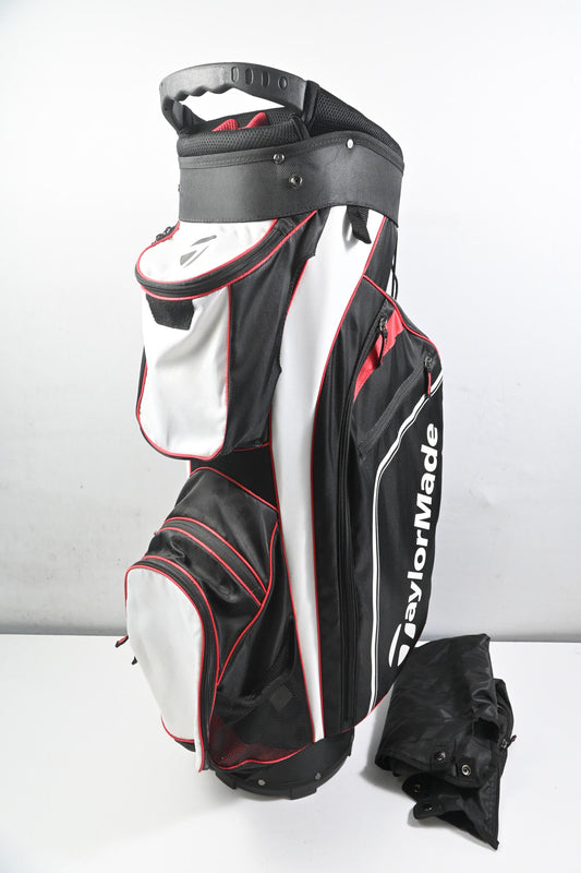 Taylormade Cart Bag / 14-Way Divider / Black, White & Red