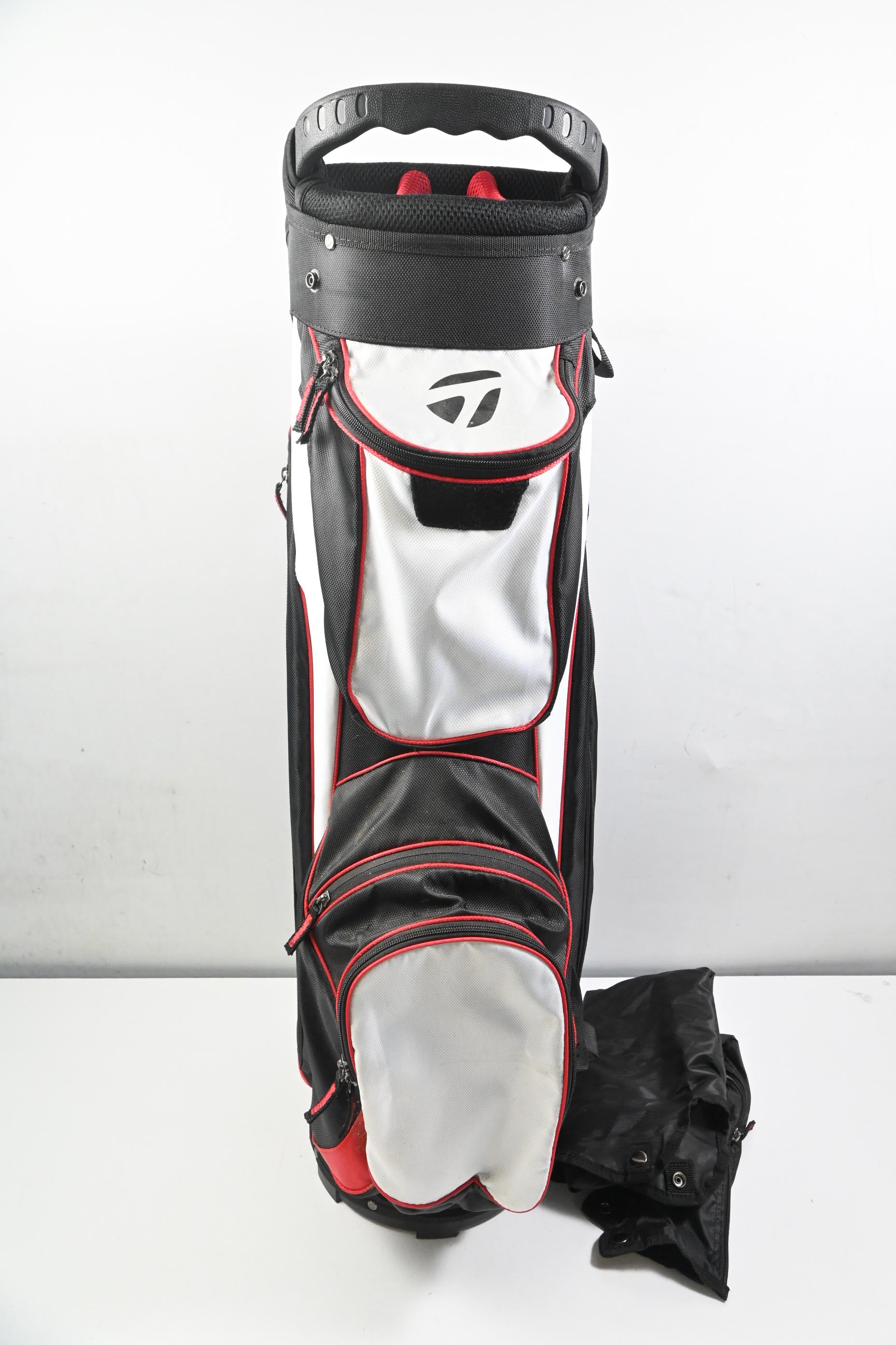 Taylormade Cart Bag / 14-Way Divider / Black, White & Red