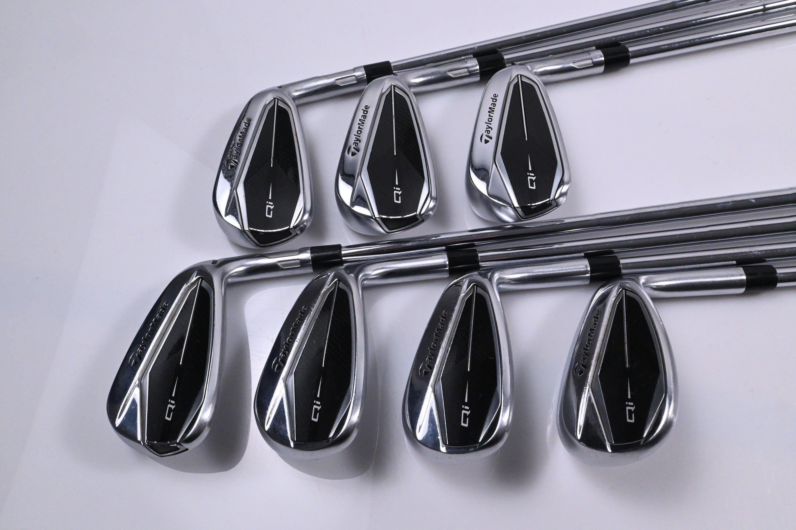Taylormade Qi Irons / 5-PW+SW / Stiff Flex KBS Tour Shafts