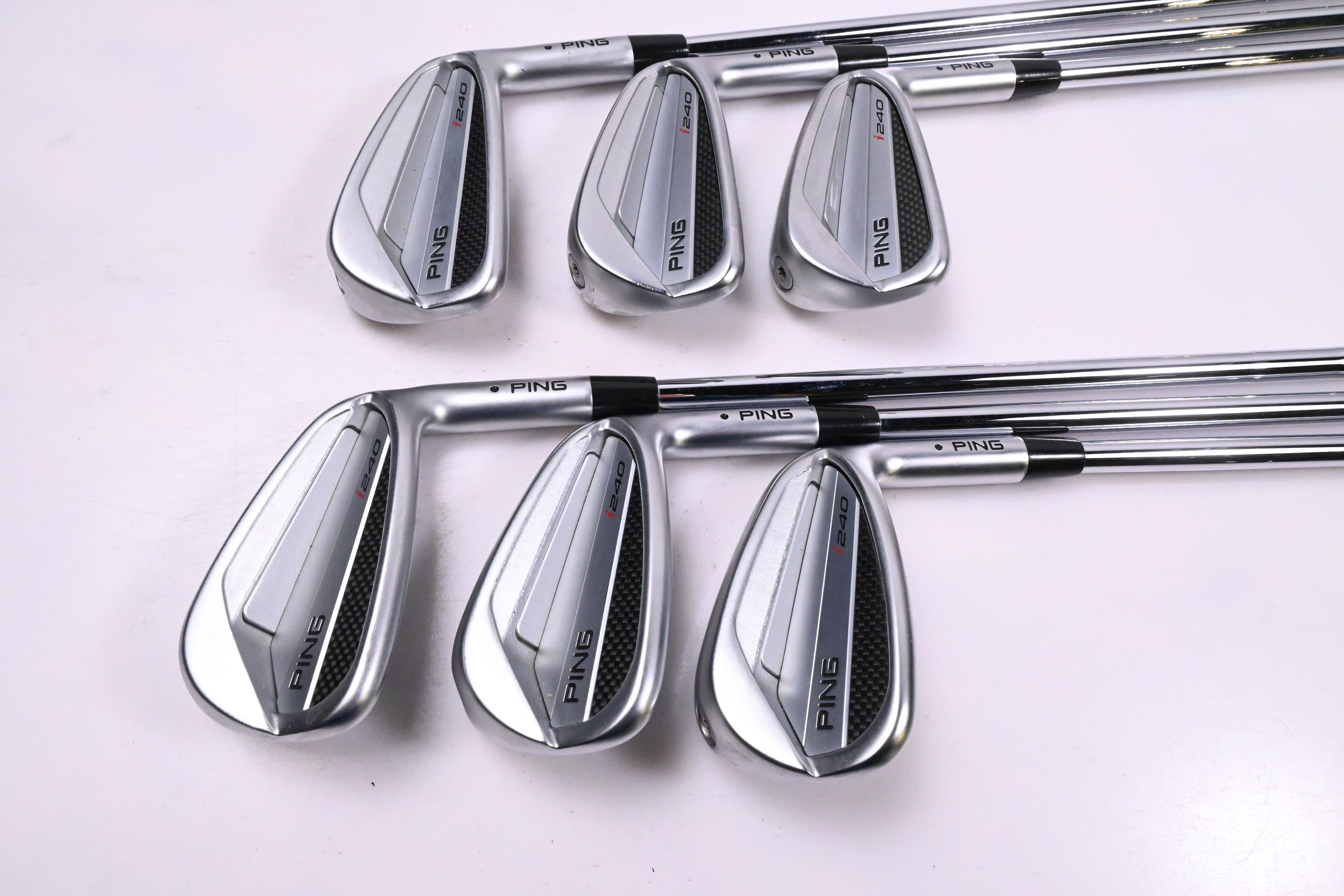 Ping I240 Irons / 5-PW / Black Dot / Stiff Flex N.S.Pro Modus3 Tour 115 Shafts