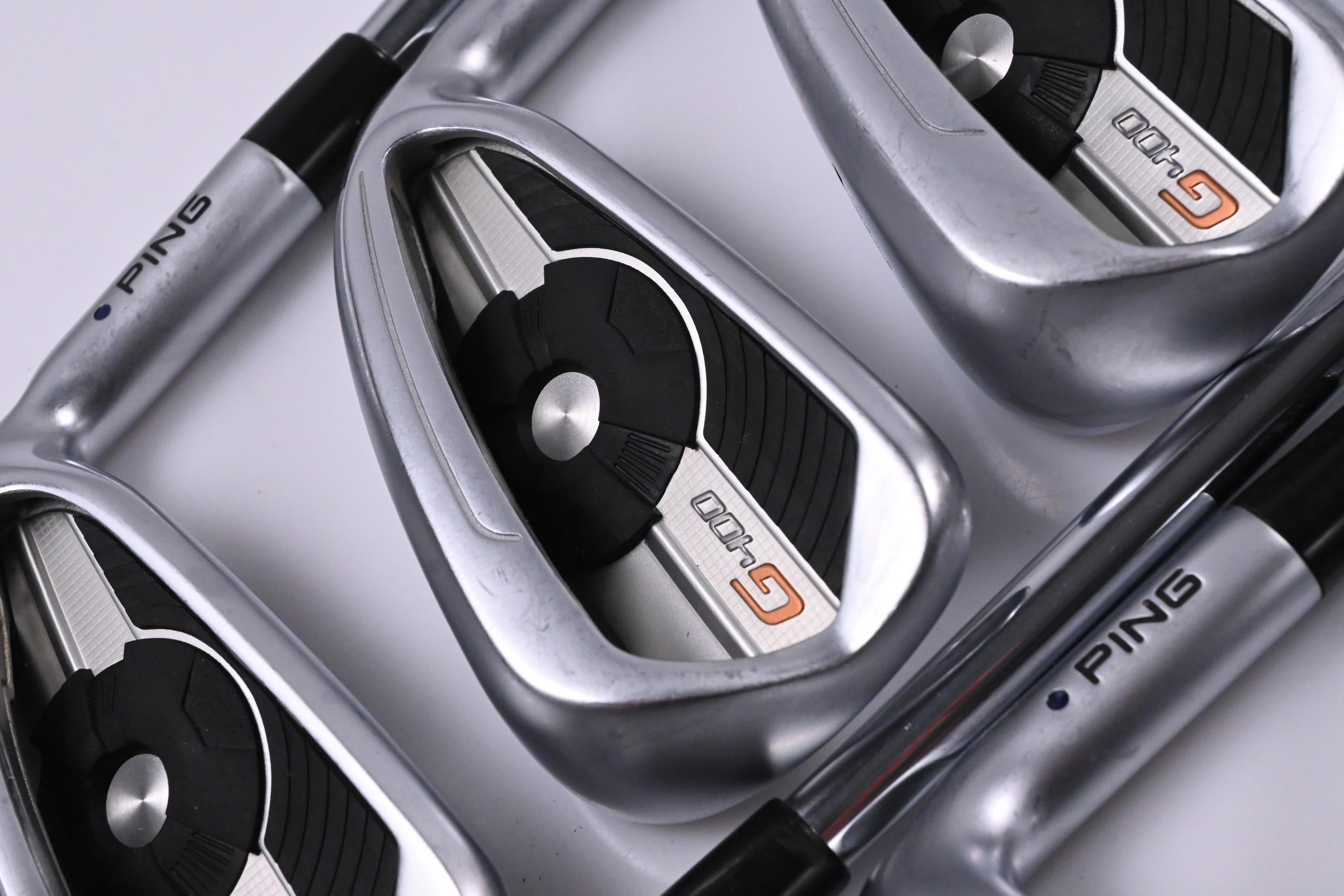 Ping G400 Irons / 5-PW / Purple Dot / Stiff Flex Ping AWT 2.0 Shafts