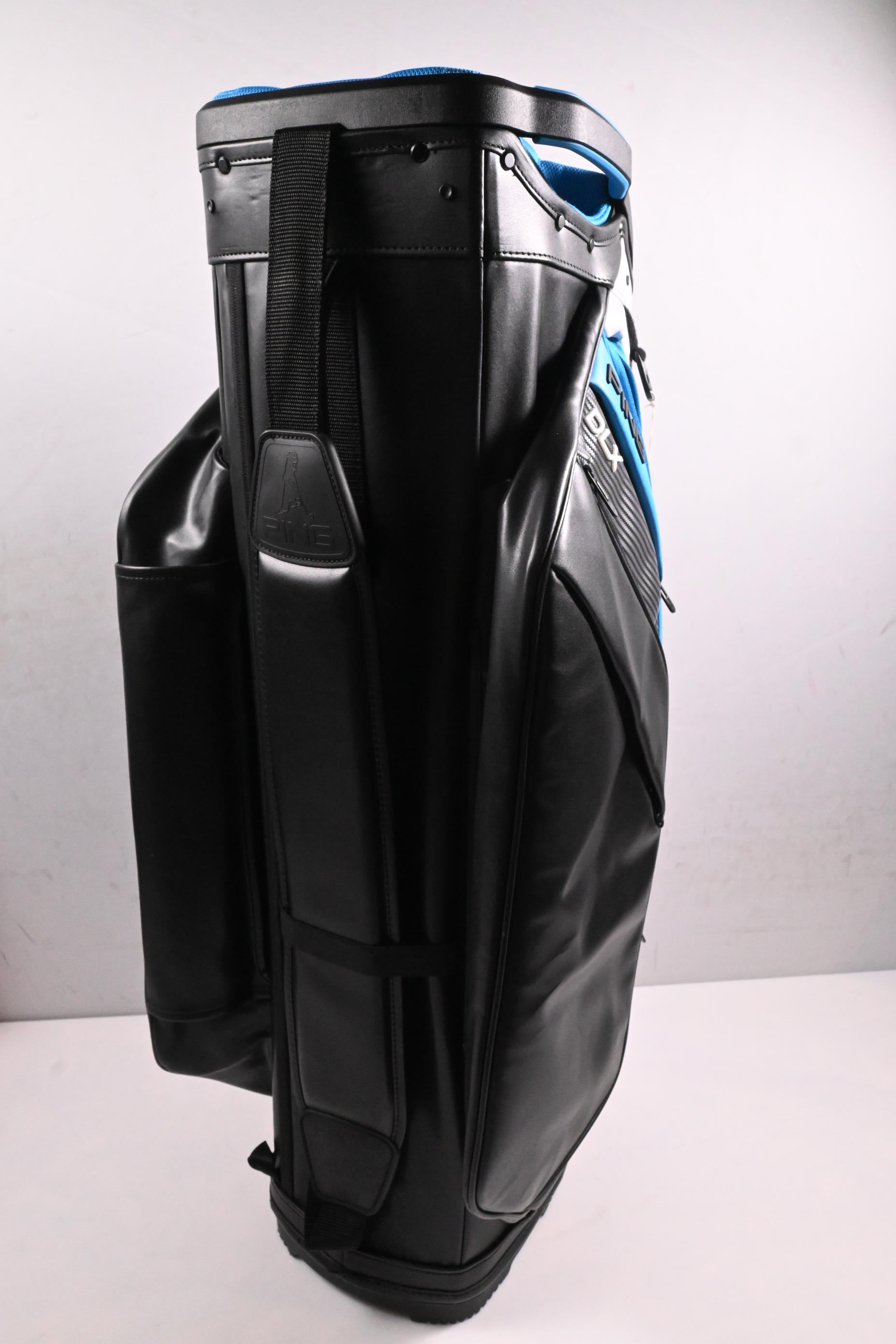 Ping DLX Cart Bag / 15-Way Divider / Black, White, Blue