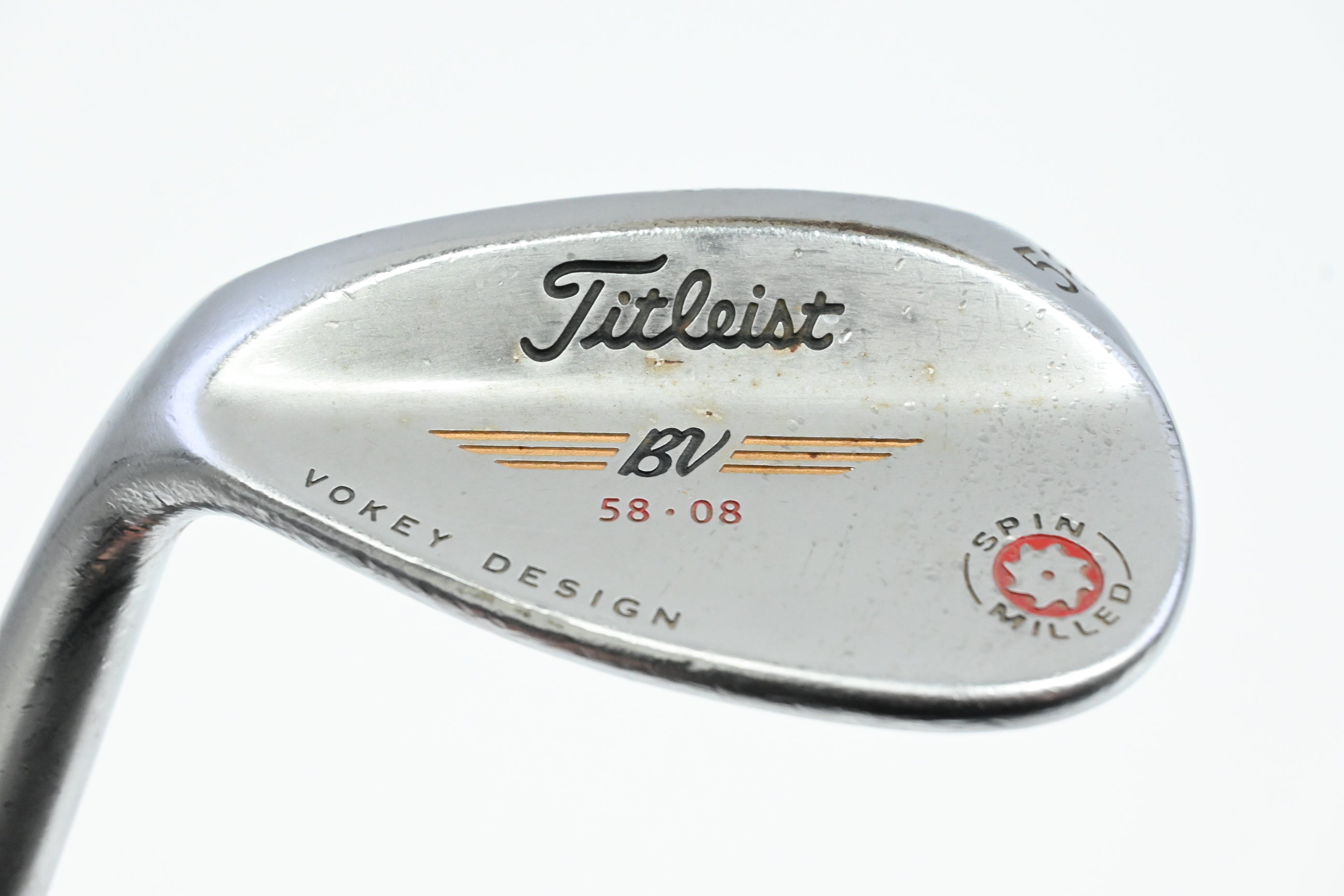 Left Hand Titleist Vokey Spin Milled Lob Wedge / 58 Degree / Wedge Flex Vokey