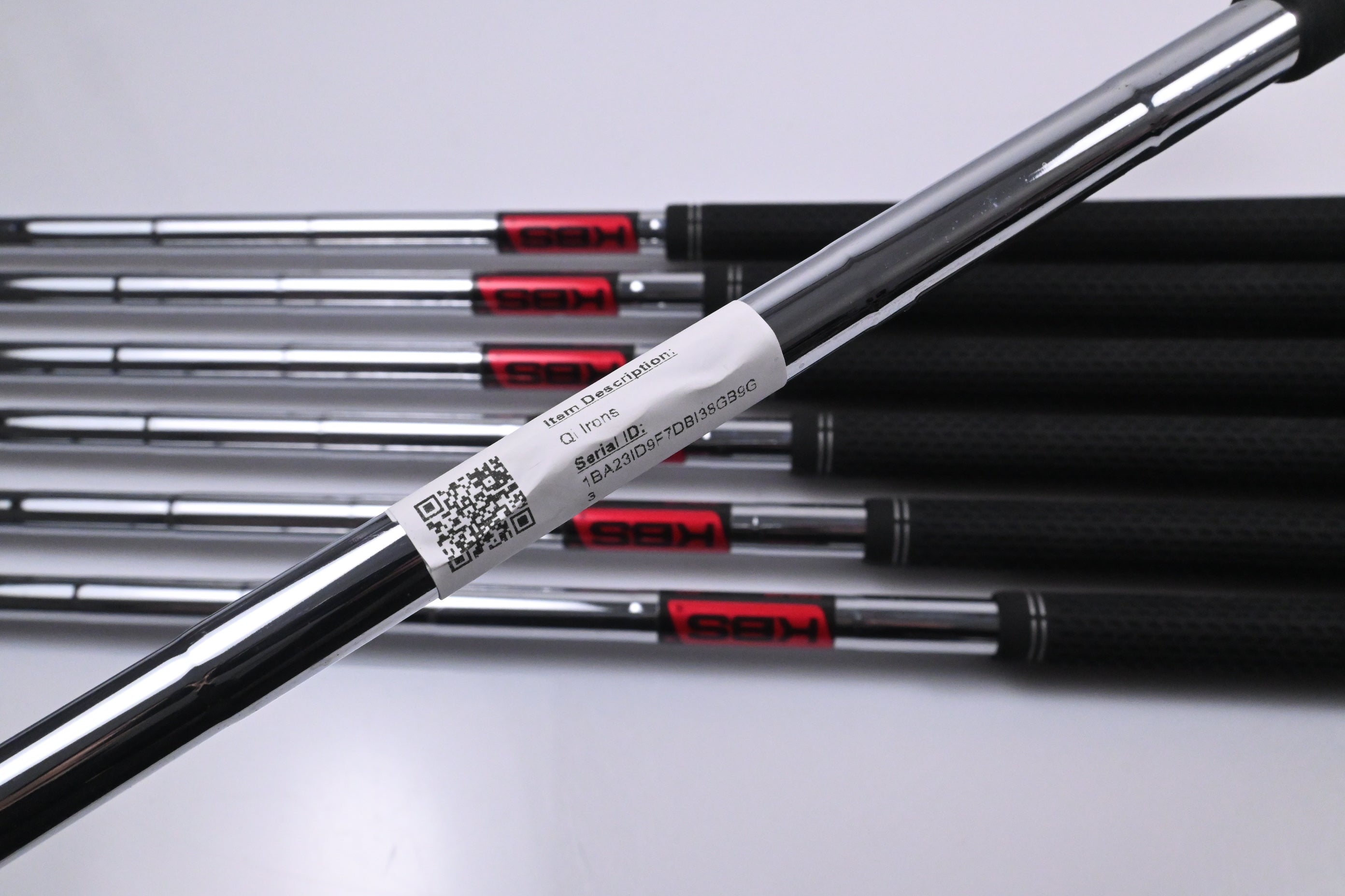 Taylormade Qi Irons / 5-PW+SW / Stiff Flex KBS Tour Shafts