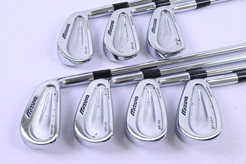 Mizuno MP-60 Irons / 3-9i / Regular Flex Dynamic God R300 Shafts