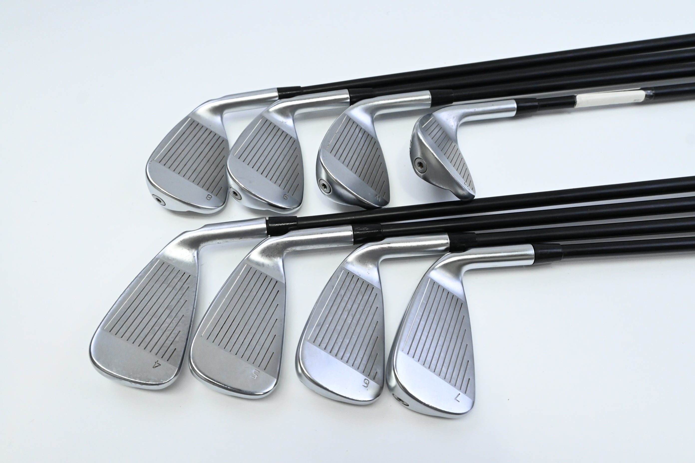 Left Hand Ping G430 Irons / 4-PW+54° / Green Dot / Regular Flex Ping Alta CB