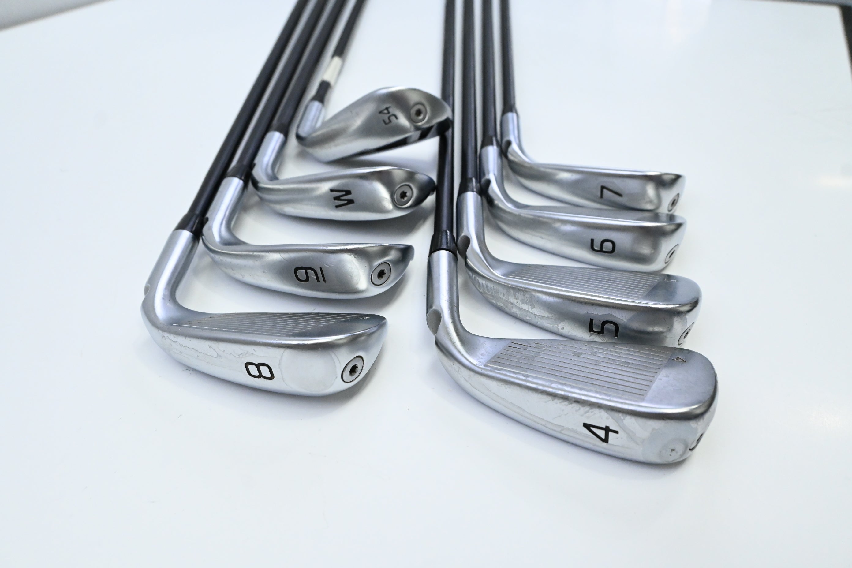 Left Hand Ping G430 Irons / 4-PW+54° / Green Dot / Regular Flex Ping Alta CB