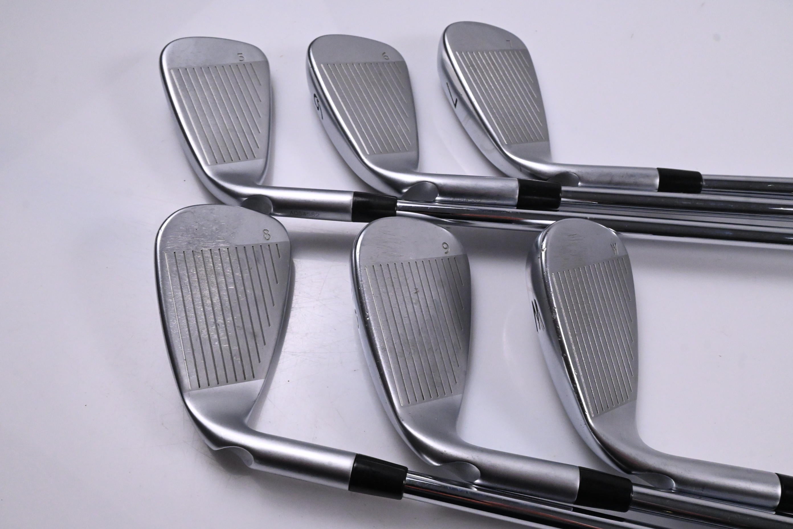 Ping G400 Irons / 5-PW / Purple Dot / Stiff Flex Ping AWT 2.0 Shafts