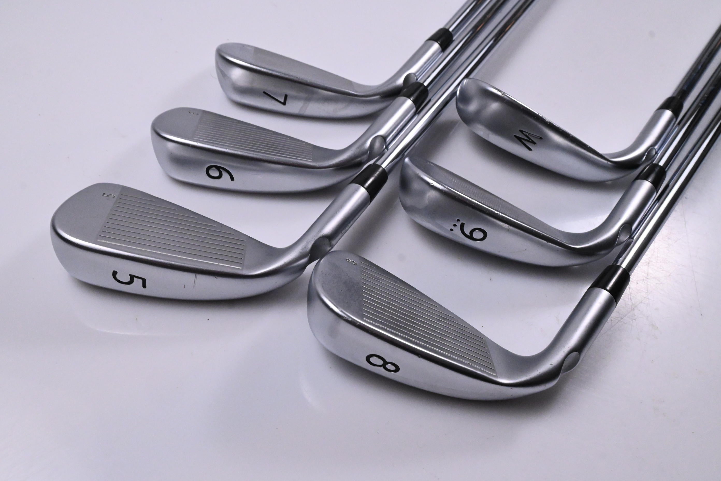 Ping G400 Irons / 5-PW / Purple Dot / Stiff Flex Ping AWT 2.0 Shafts
