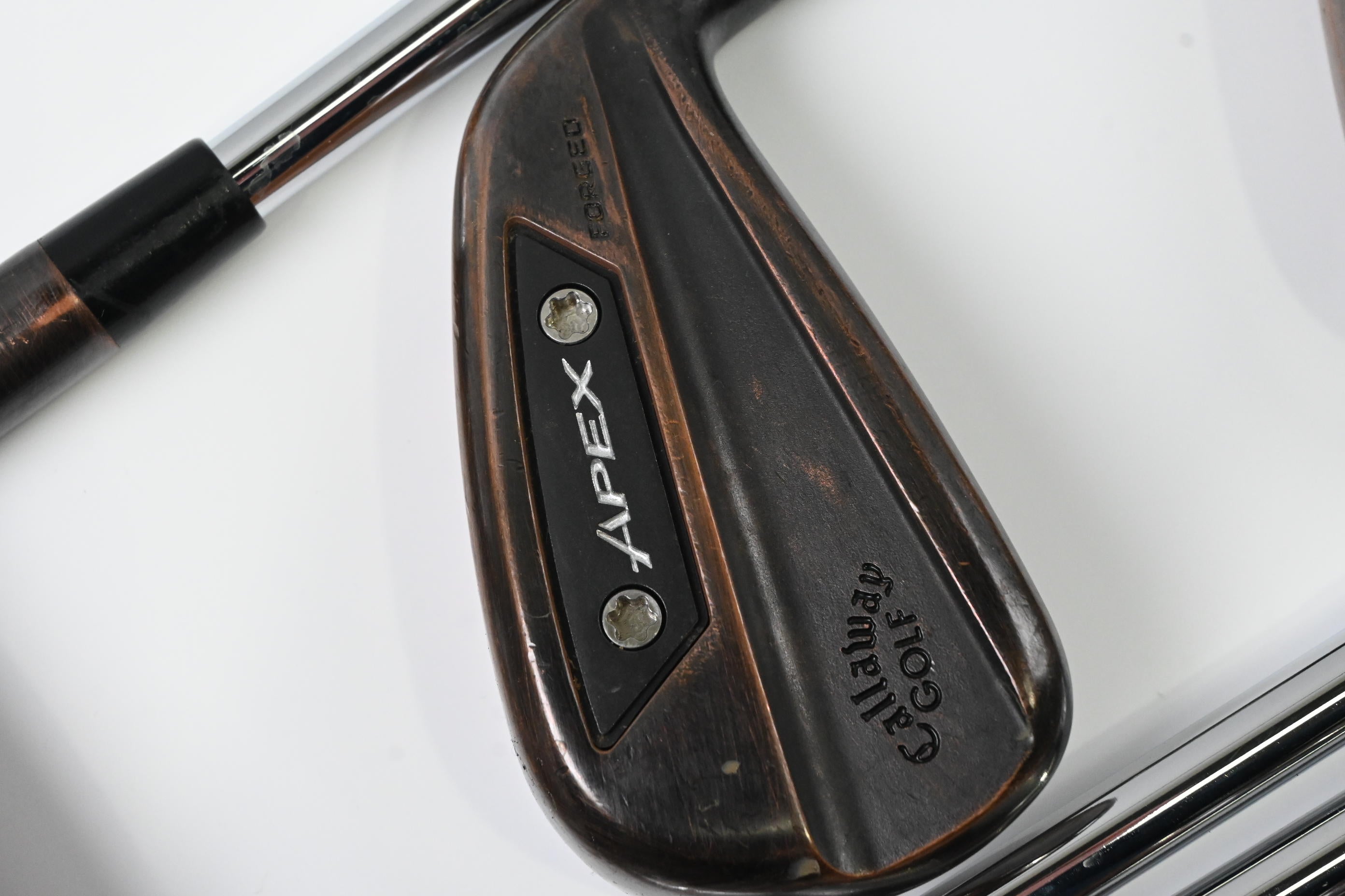 Callaway Apex Ai200 Brushed Copper Irons / 4-PW / Stiff Flex Dynamic Gold MID