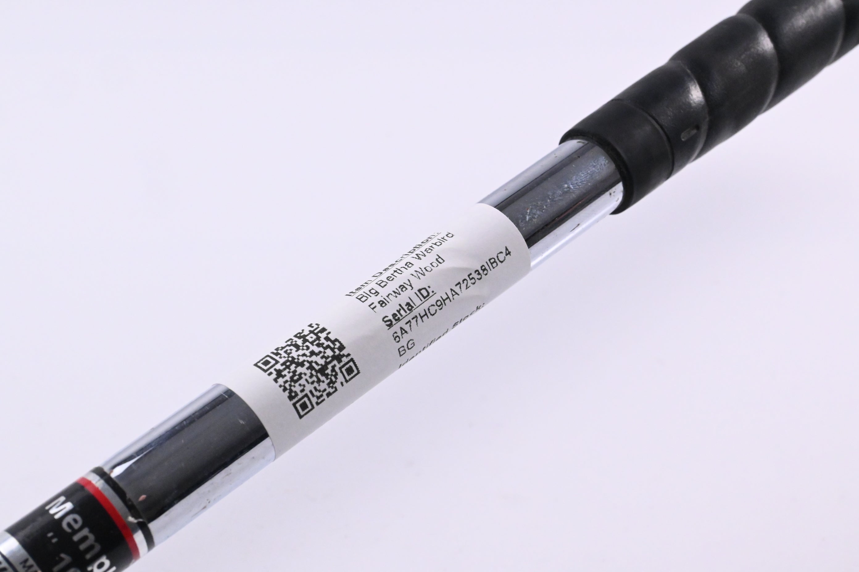 Callaway Big Bertha Warbird #5 Wood / 18 Degree / Stiff Flex Memphis 10 Shaft