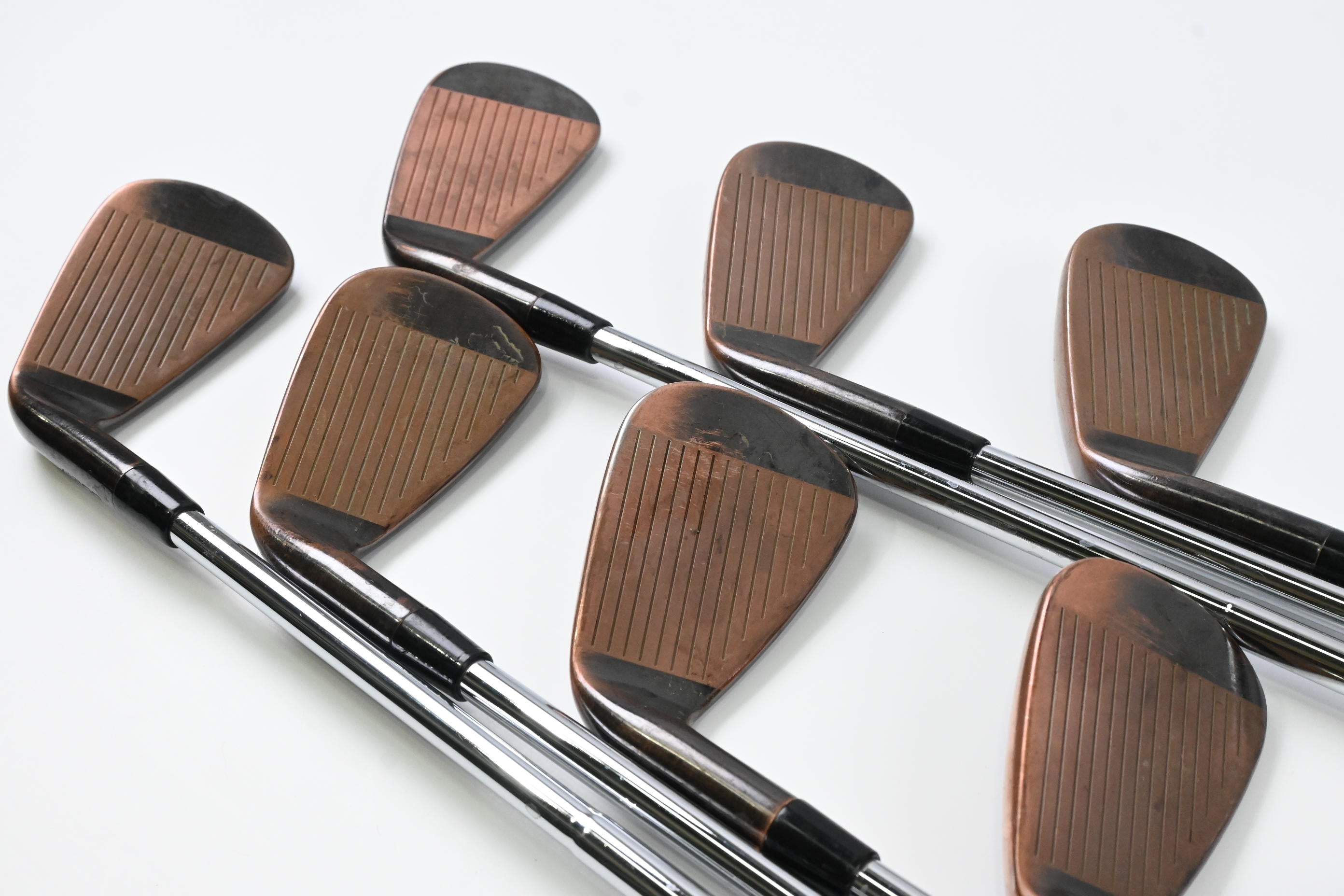 Callaway Apex Ai200 Brushed Copper Irons / 4-PW / Stiff Flex Dynamic Gold MID