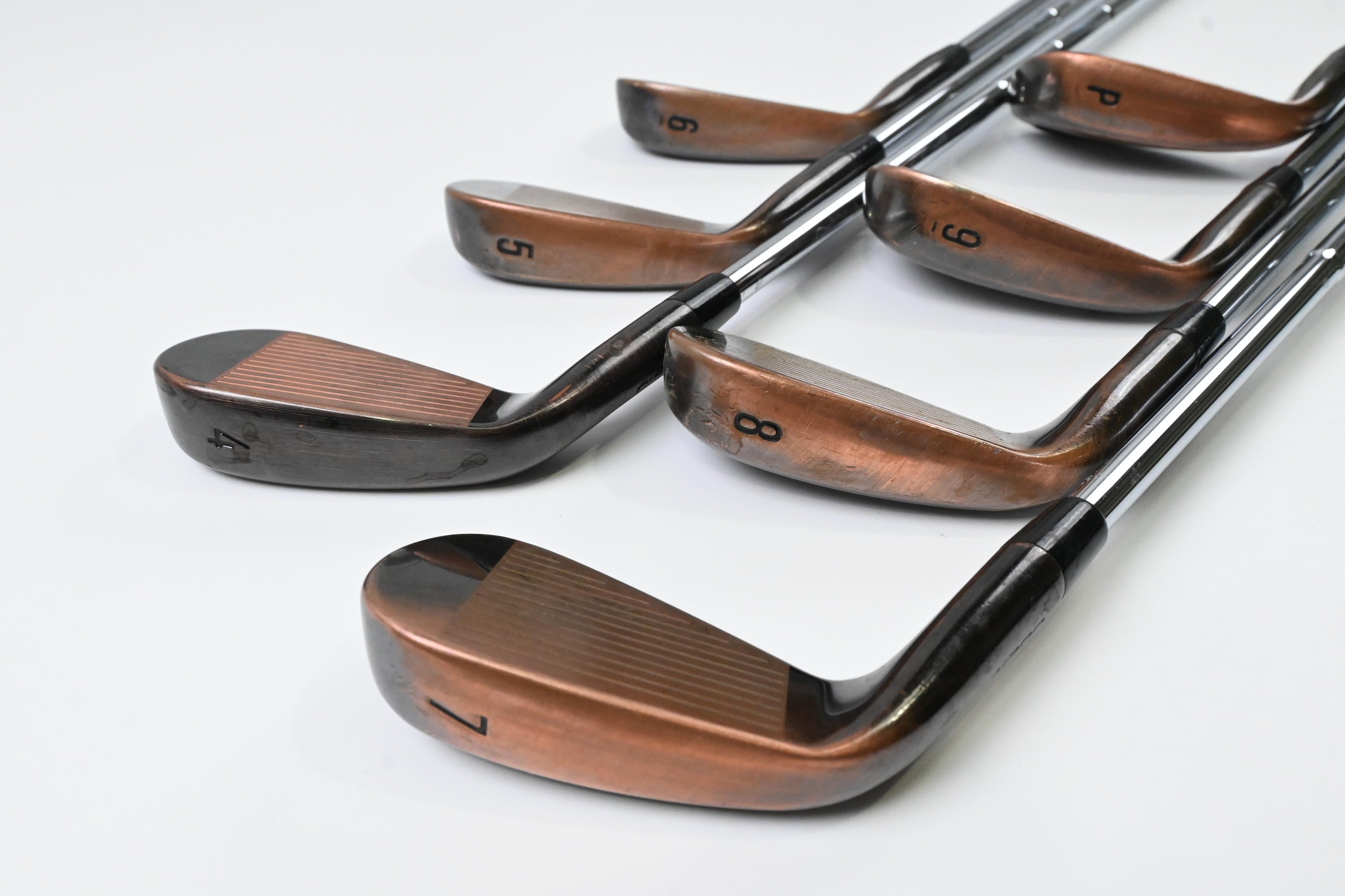 Callaway Apex Ai200 Brushed Copper Irons / 4-PW / Stiff Flex Dynamic Gold MID