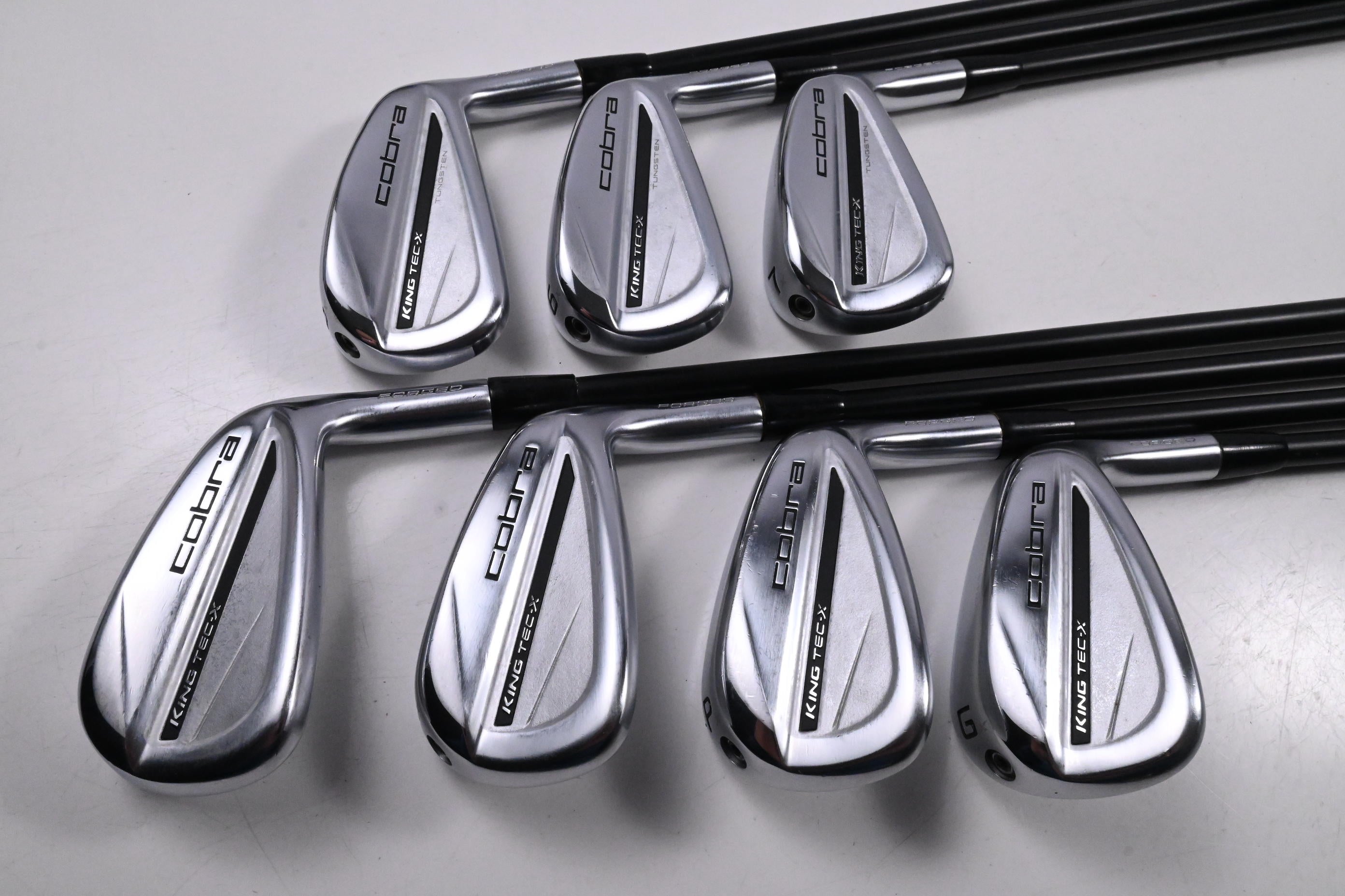 Cobra 2025 King Tec-X Irons / 5-PW+GW / Stiff Flex KBS PGI 85 Shafts