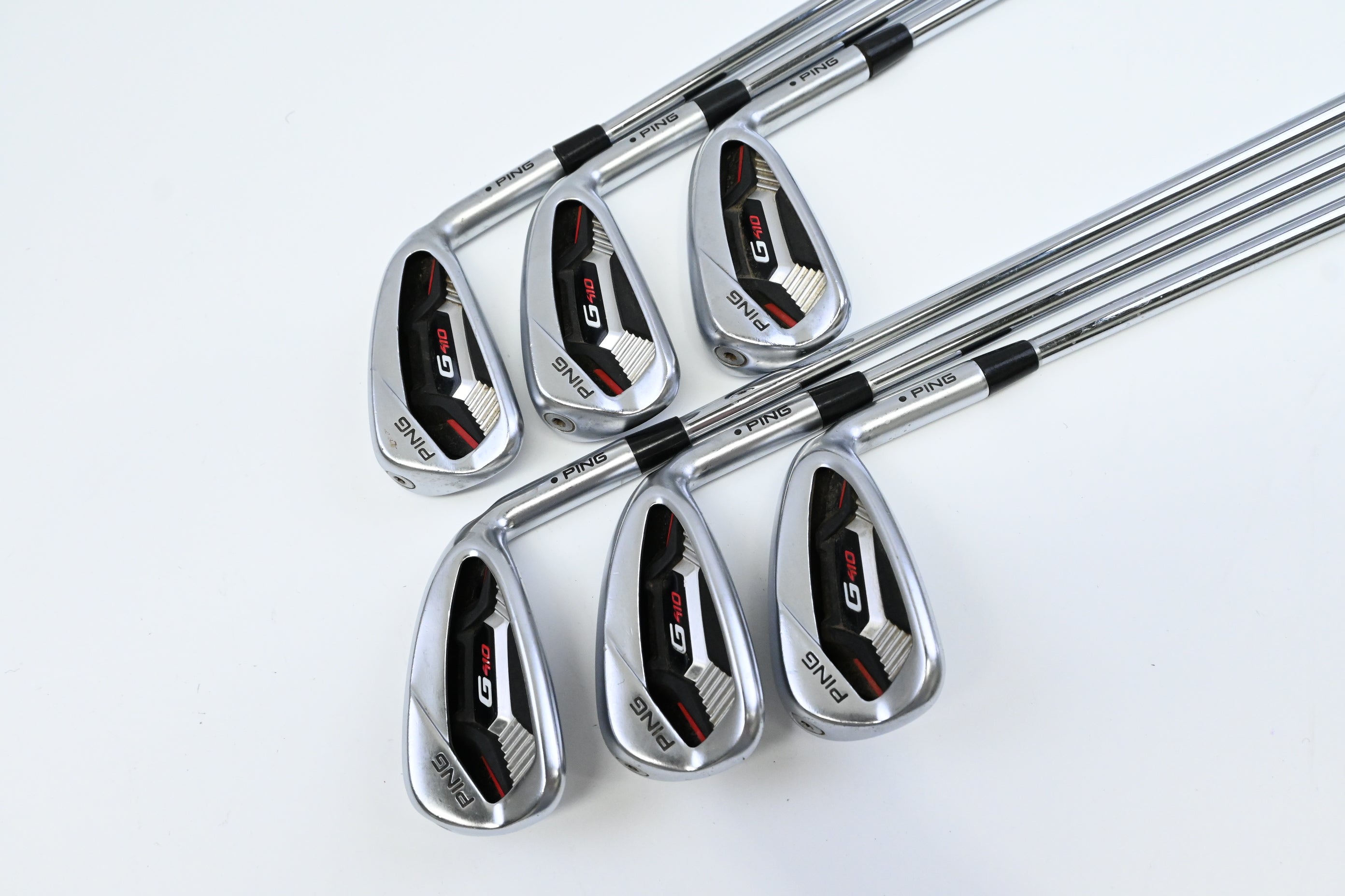 Ping G410 Irons / 5-PW / Black Dot / Regular Flex Project X LZ 115 Shafts