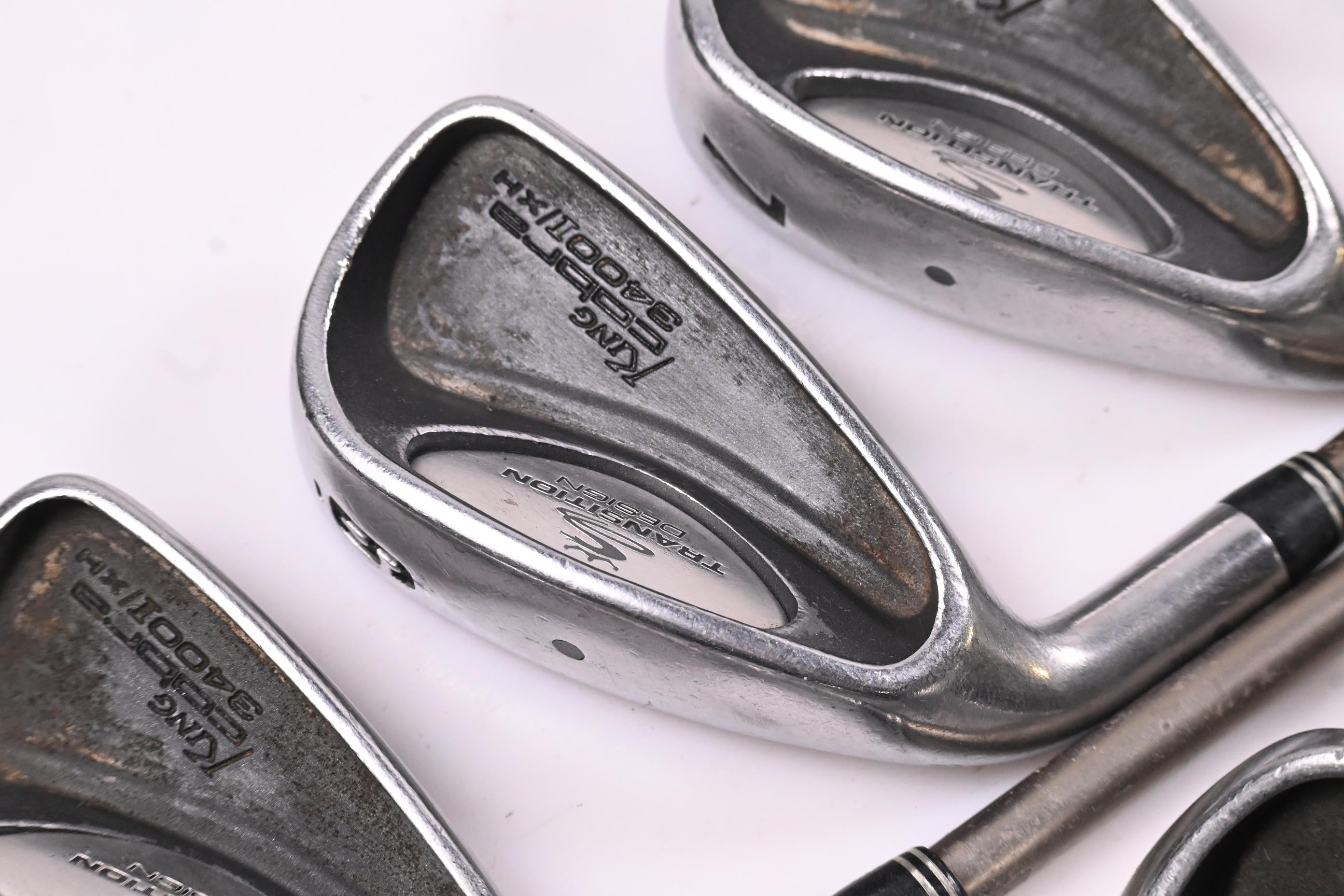 Left Hand Cobra 3400 I/XH Irons / 5-PW+GW+SW / Senior Flex Graphite Design 55