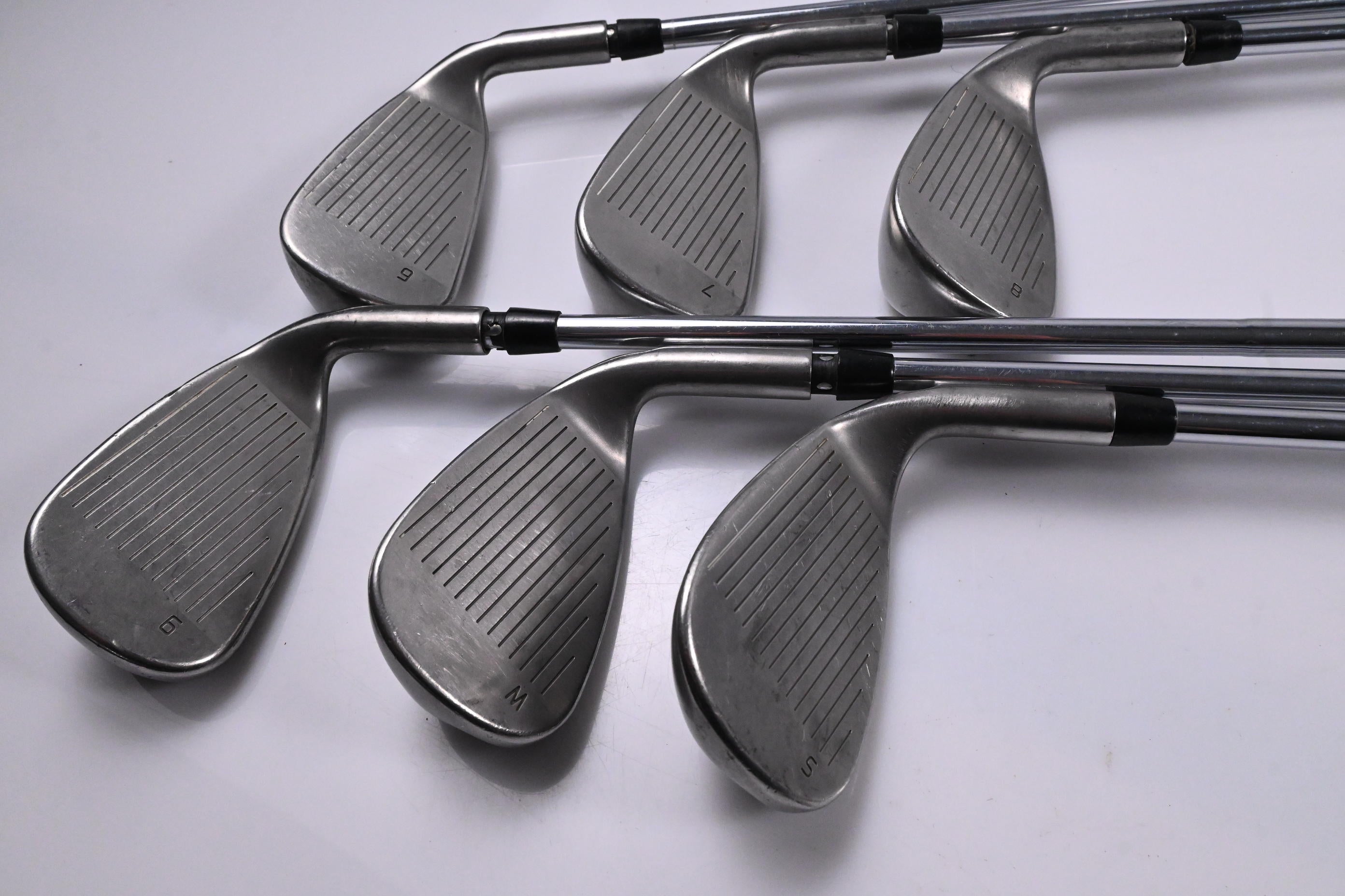 Left Hand Ping GMax Irons / 6-PW+SW / Red Dot / Senior Flex Ping CFS Shafts