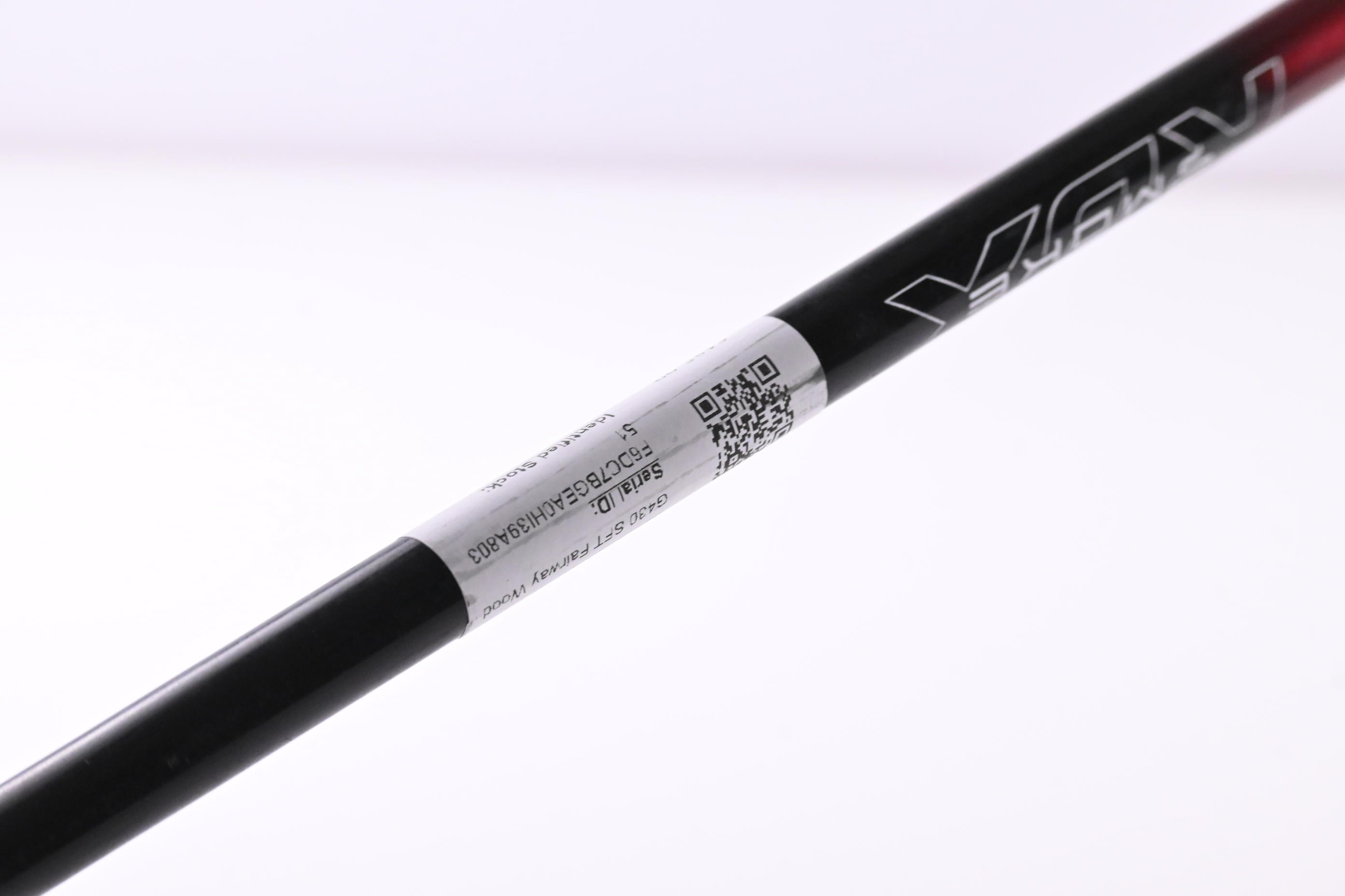 Ping G430 SFT #3 Wood / 16 Degree / Stiff Flex HZRDUS Smoke Red RDX 70 Shaft