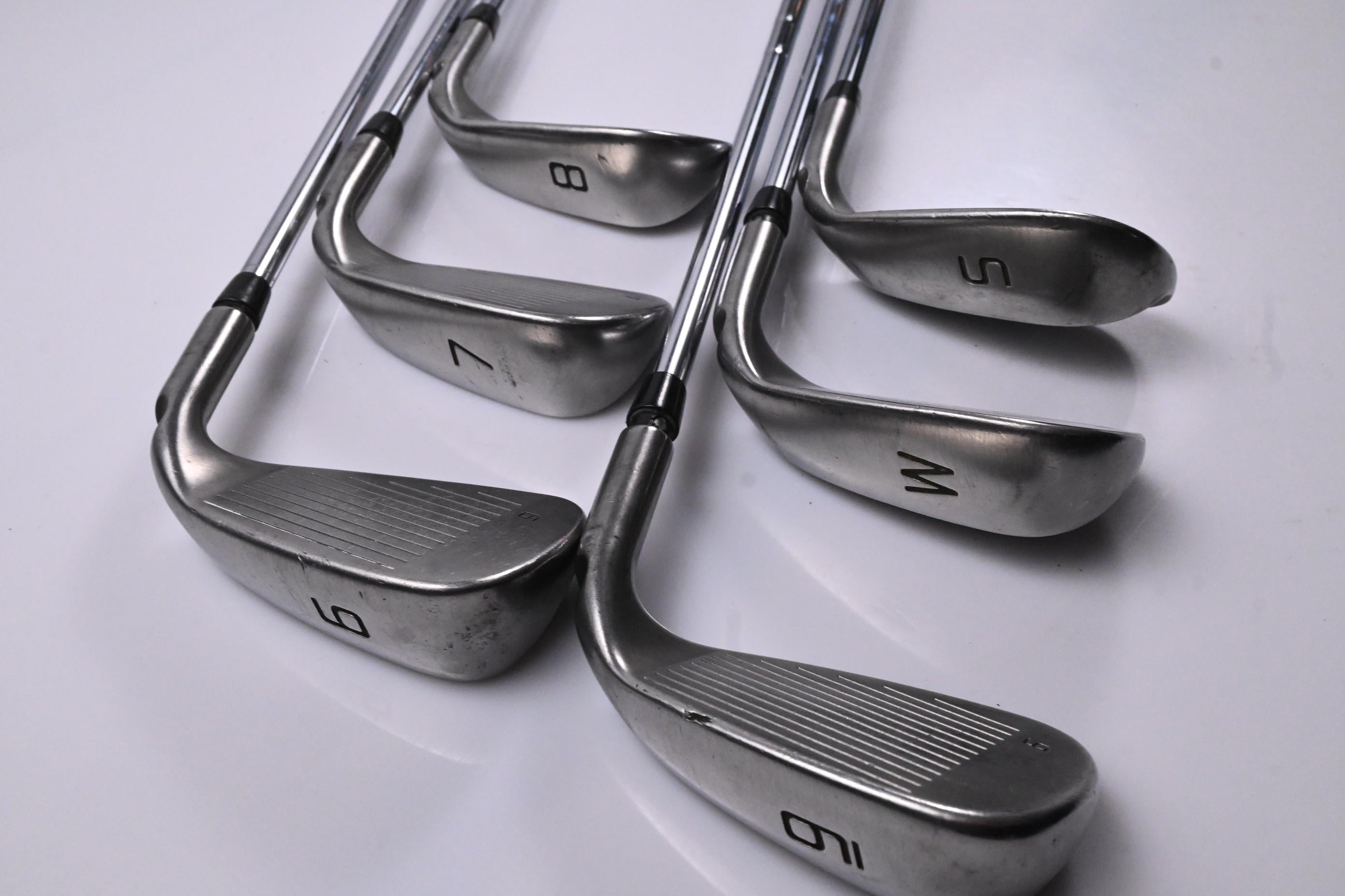 Left Hand Ping GMax Irons / 6-PW+SW / Red Dot / Senior Flex Ping CFS Shafts