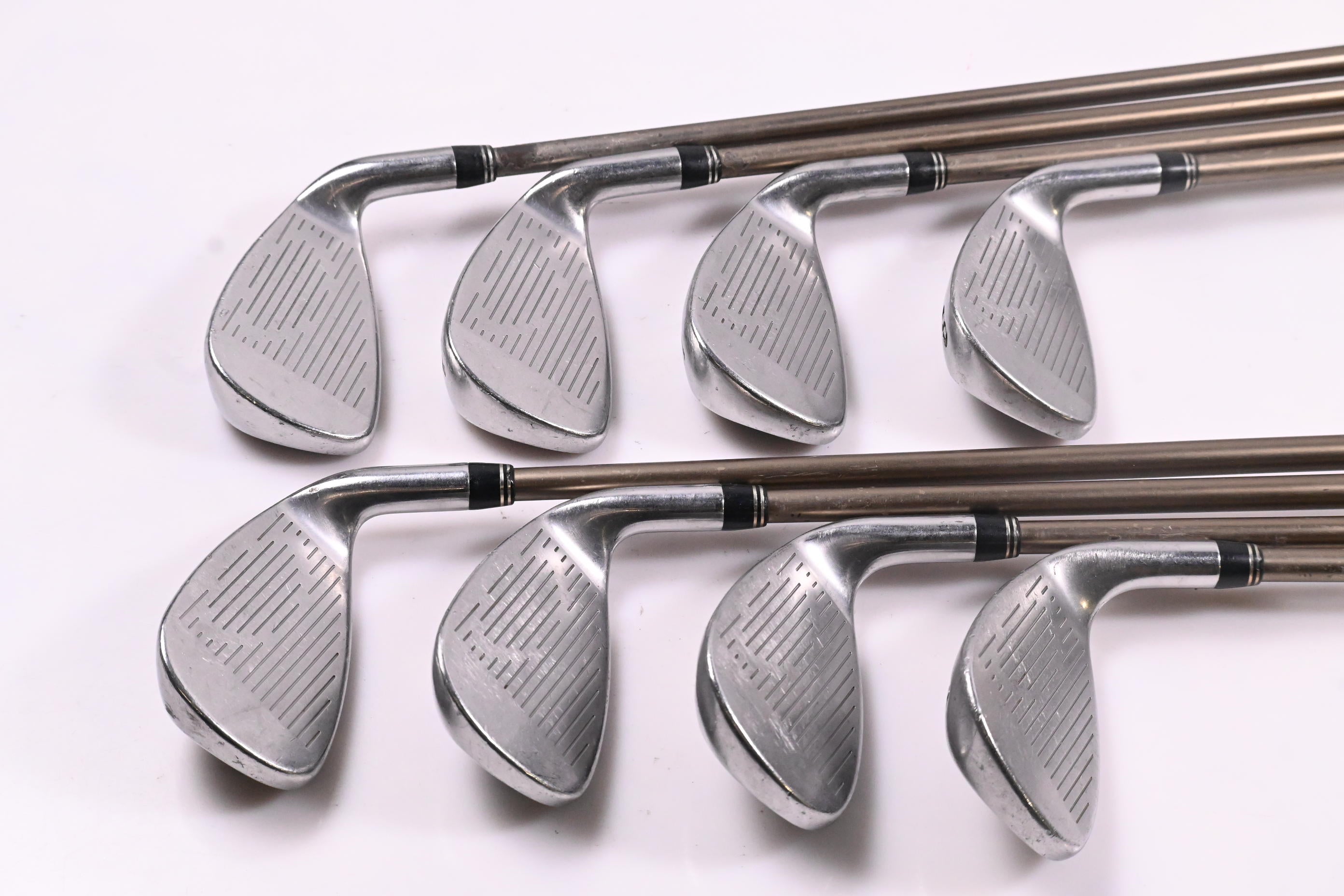Left Hand Cobra 3400 I/XH Irons / 5-PW+GW+SW / Senior Flex Graphite Design 55
