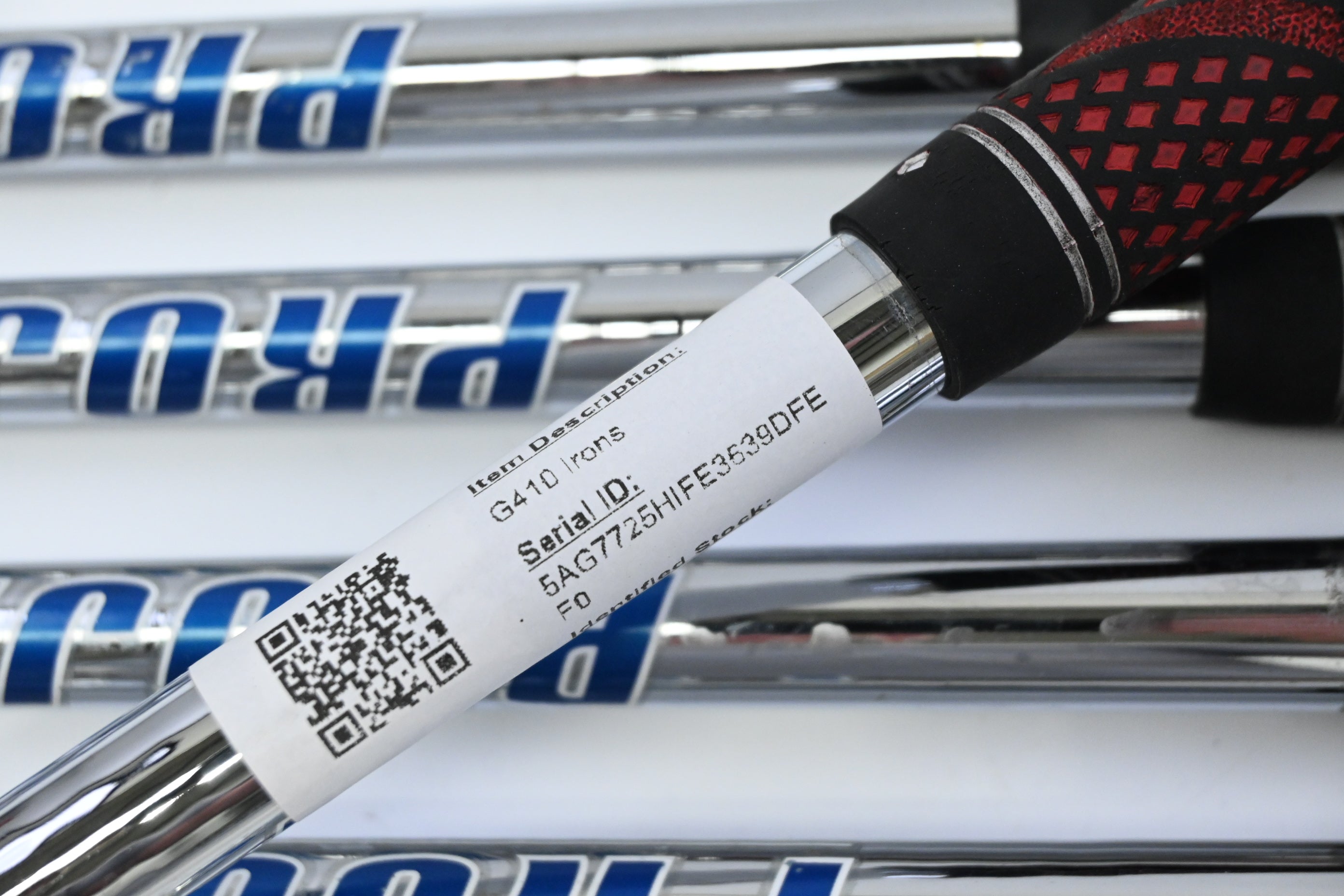 Ping G410 Irons / 5-PW / Black Dot / Regular Flex Project X LZ 115 Shafts