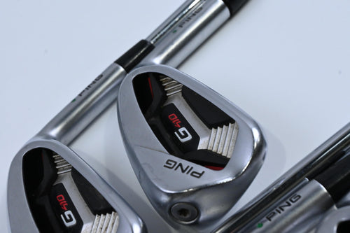 Ping G410 Irons / 6-PW / Green Dot / Regular Flex Project X LZ 115 Shafts
