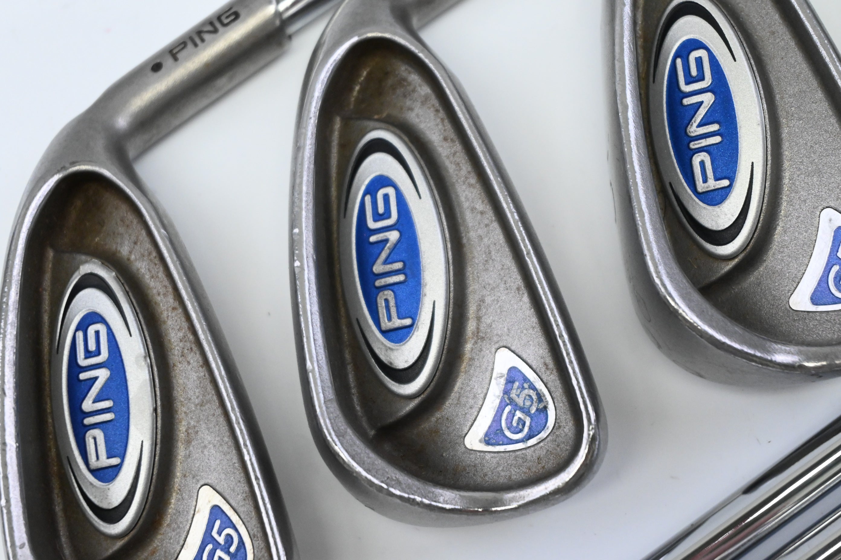 Ping G5 / 3-PW+SW / Black Dot / Regular Flex Dynamic Gold SL Shafts
