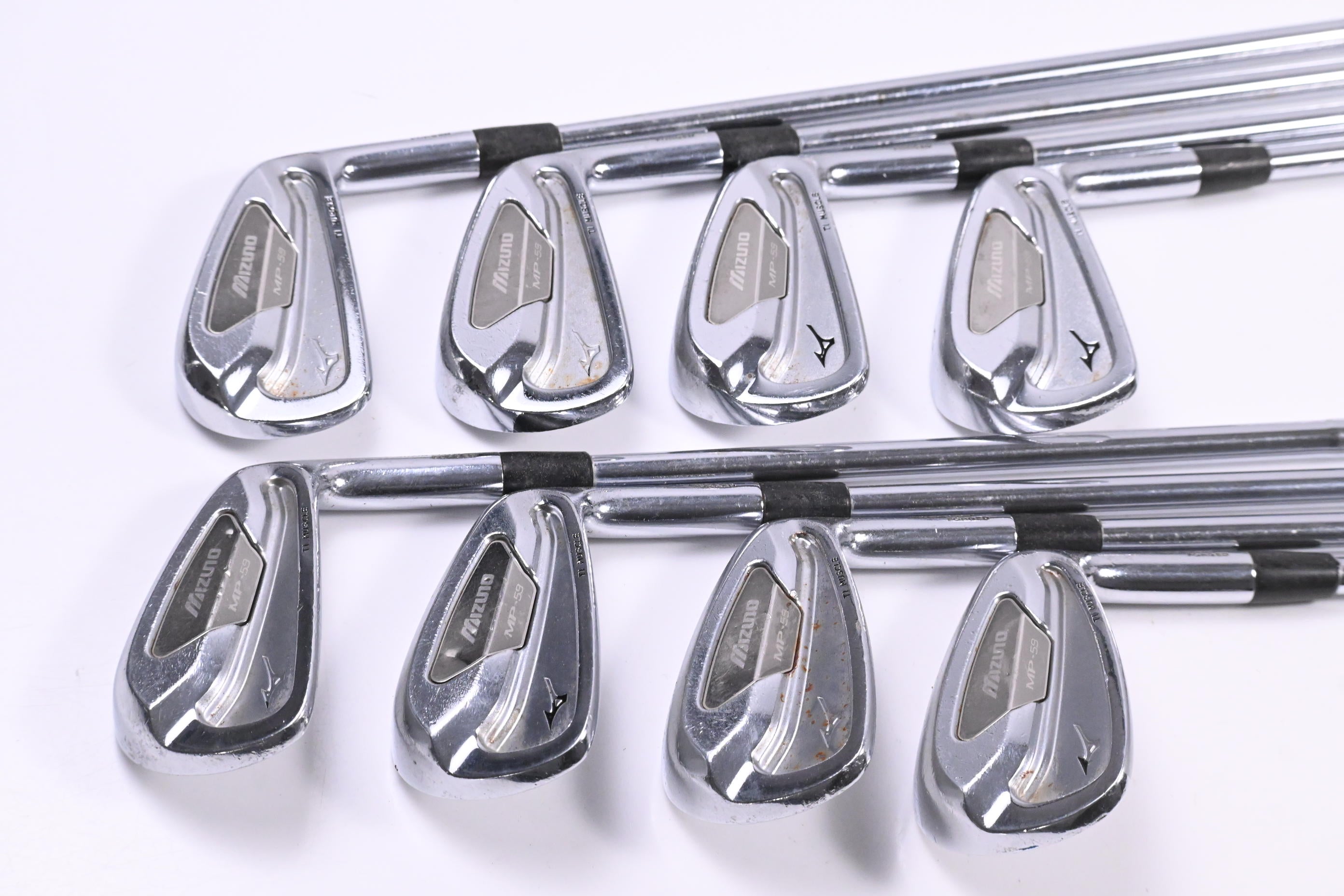 Mizuno MP-59 Irons / 3-PW / Regular Flex Mizuno Steel Shafts