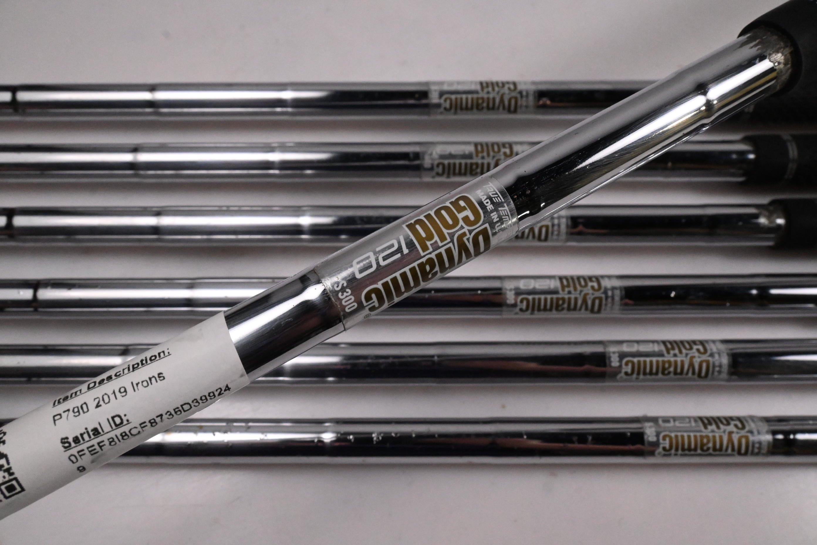 Taylormade P790 2019 Irons / 4-PW / Stiff Flex Dynamic Gold 120 S300 Shafts