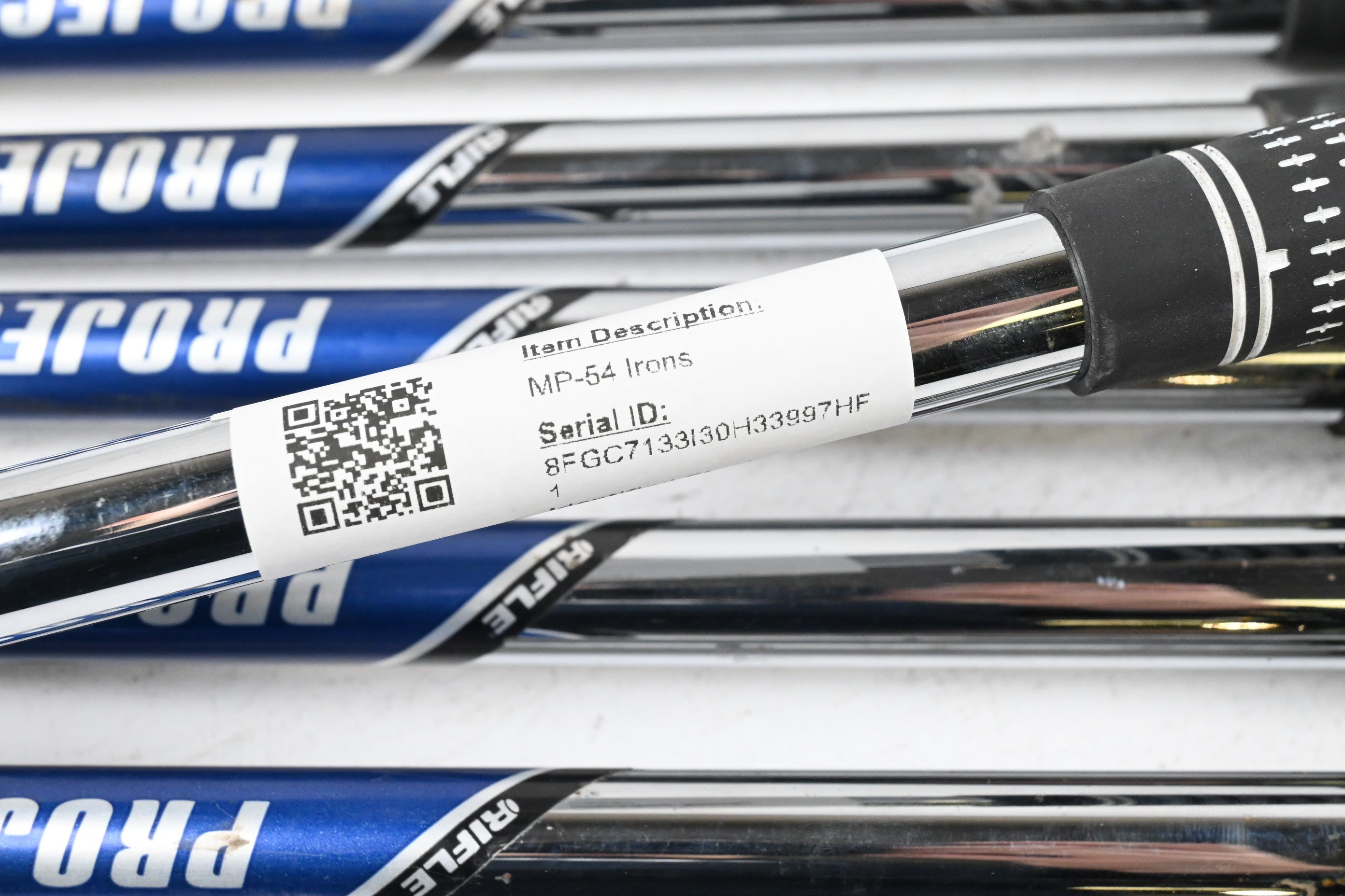 Mizuno MP-54 Irons / 5-PW / Stiff Flex Project X Rifle Steel Shafts