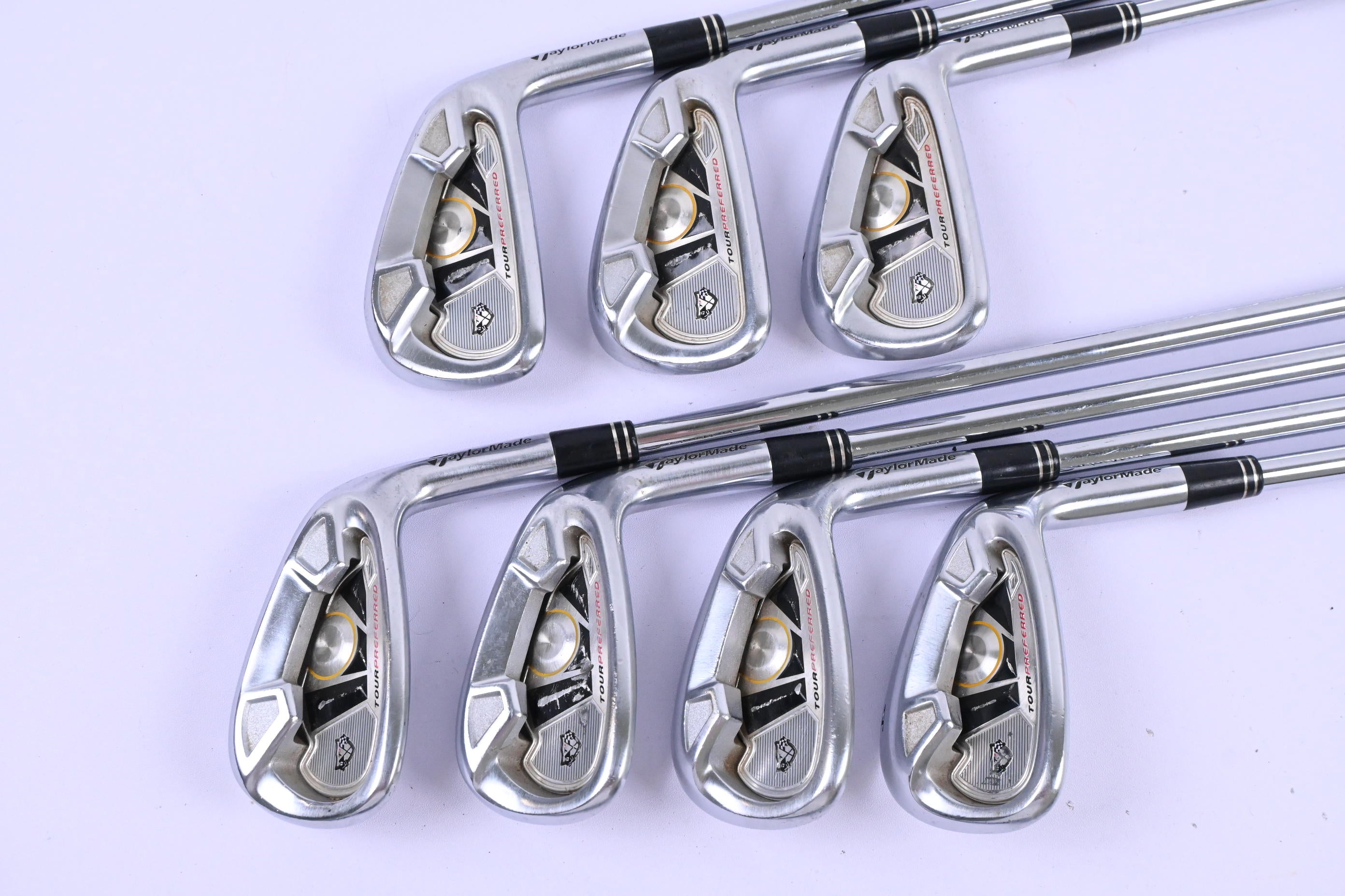 Taylormade Tour Preferred TP 2009 Irons / 5-PW+GW / Regular Flex N.S.PRO Shafts