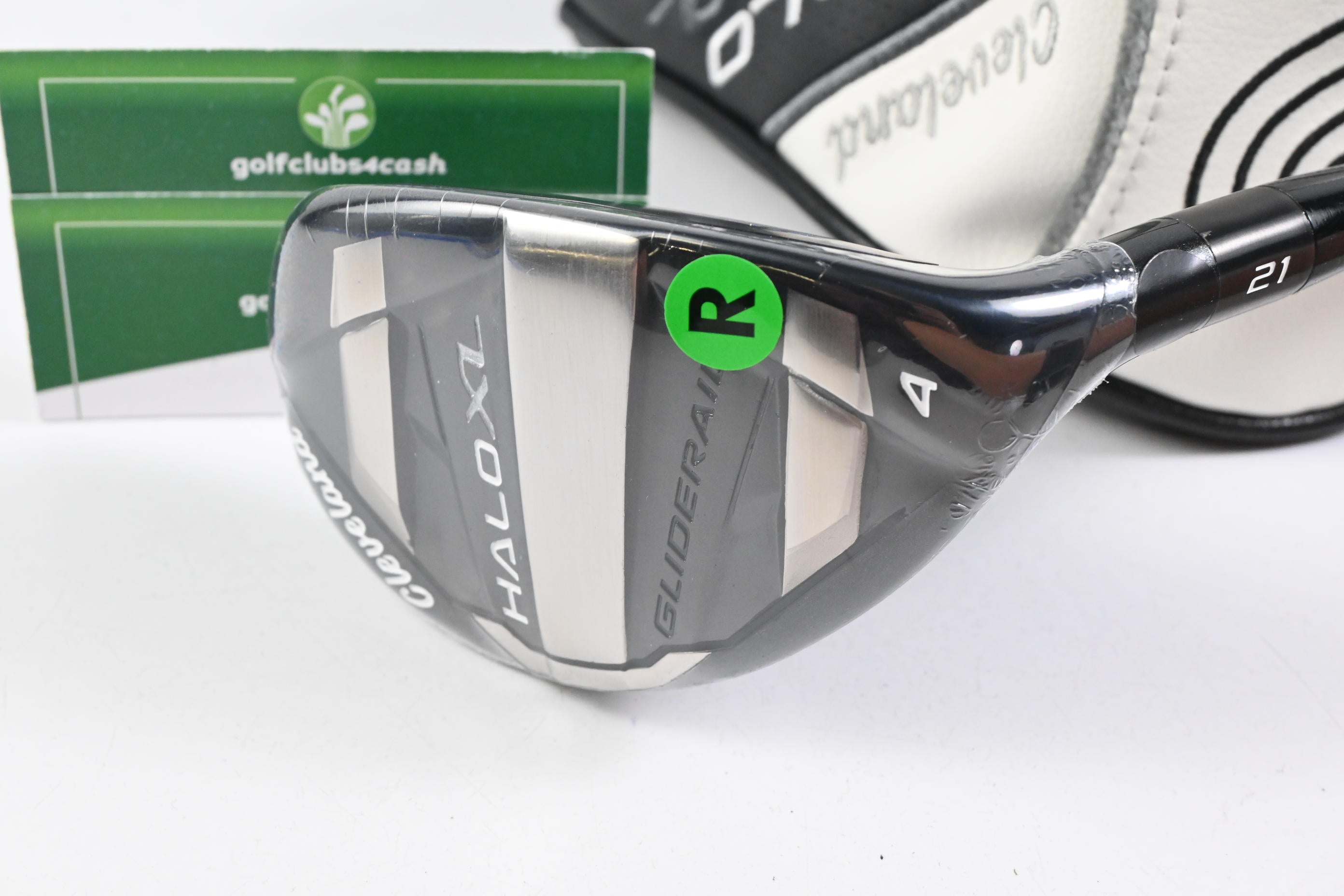 Cleveland Halo XL #4 Hybrid / 21 Degree / Regular Flex Tensei AV RAW Blue 65