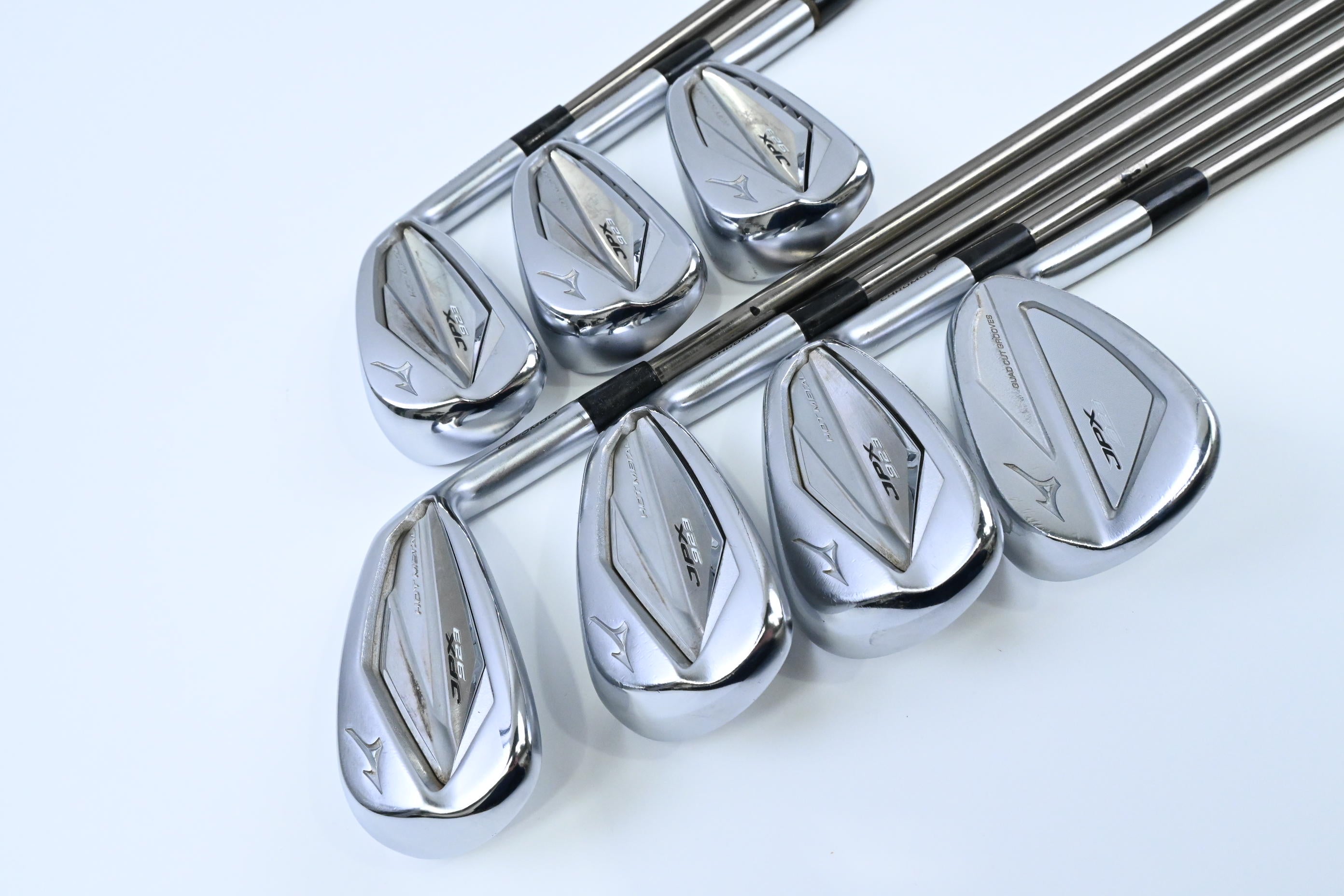 Mizuno JPX 923 Hot Metal Irons / 5-PW+GW / Senior Flex UST Recoil ESX 460 Shafts