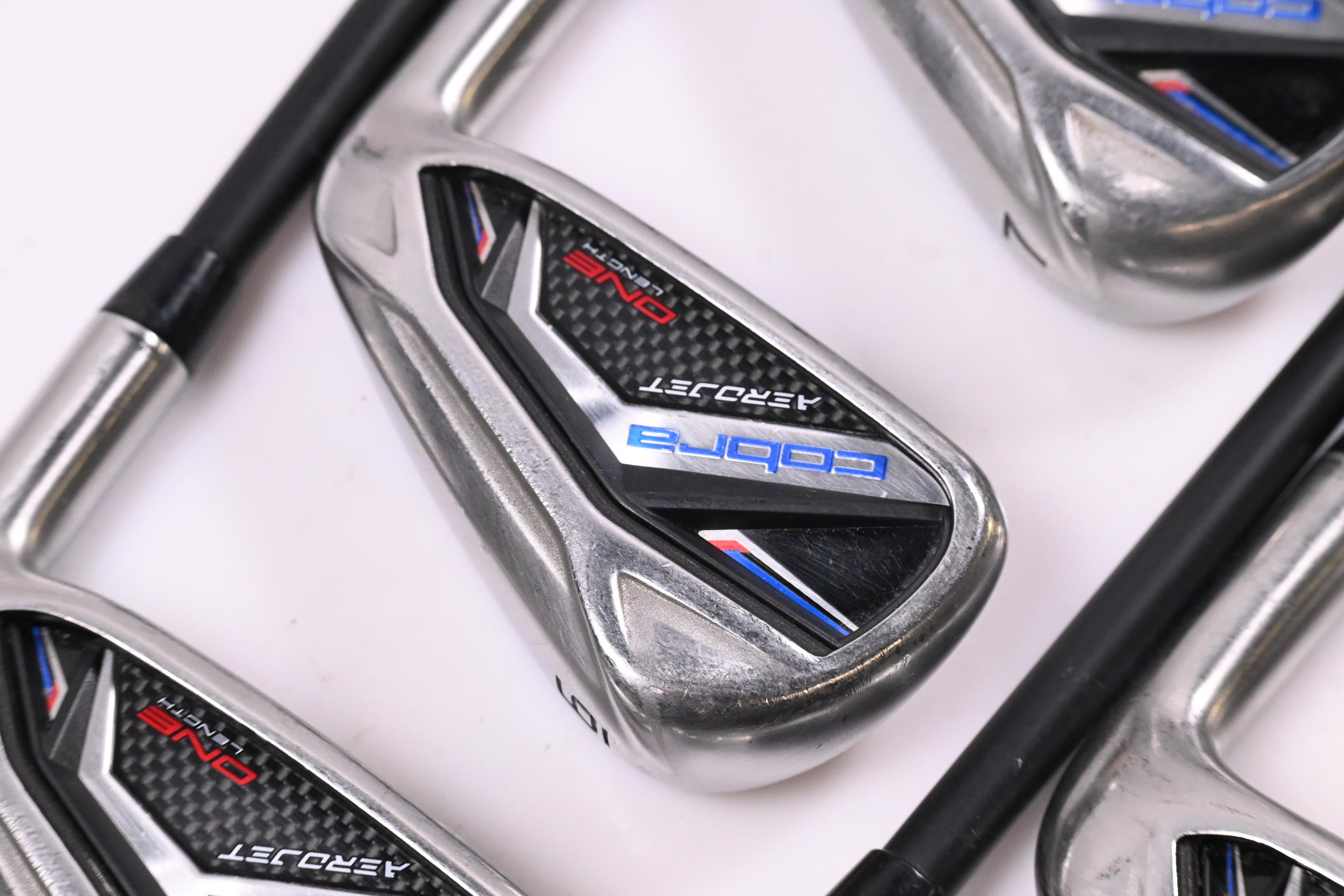Cobra Aerojet One Length Irons / 5-PW / Regular Flex KBS PGI 75 Shafts
