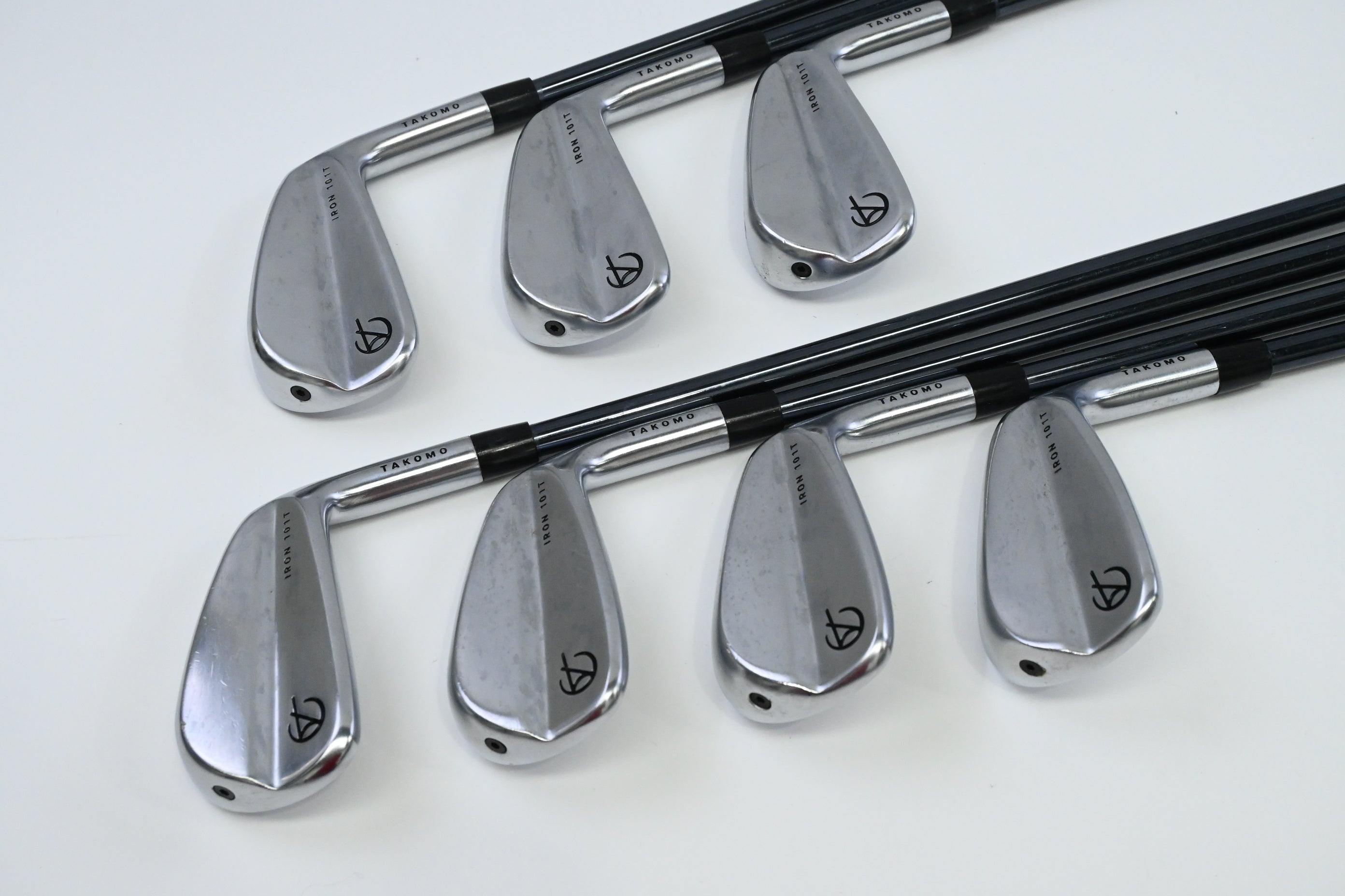 Takomo 101T Irons / 4-PW / Stiff Flex Takomo Obsidian 115 Shafts