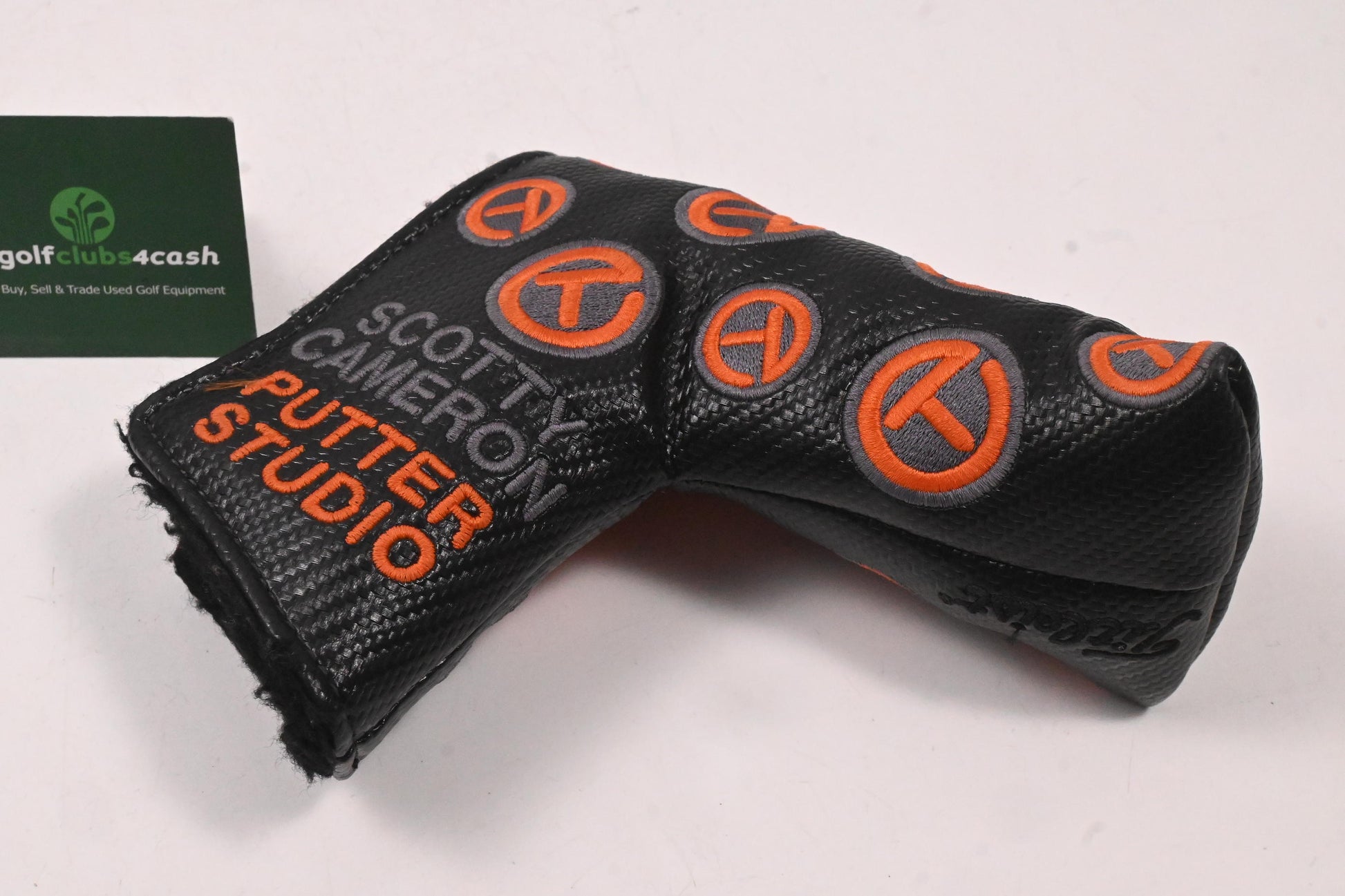 Scotty Cameron Putter Studio Circle T Cover / Mallet / Black, Orange