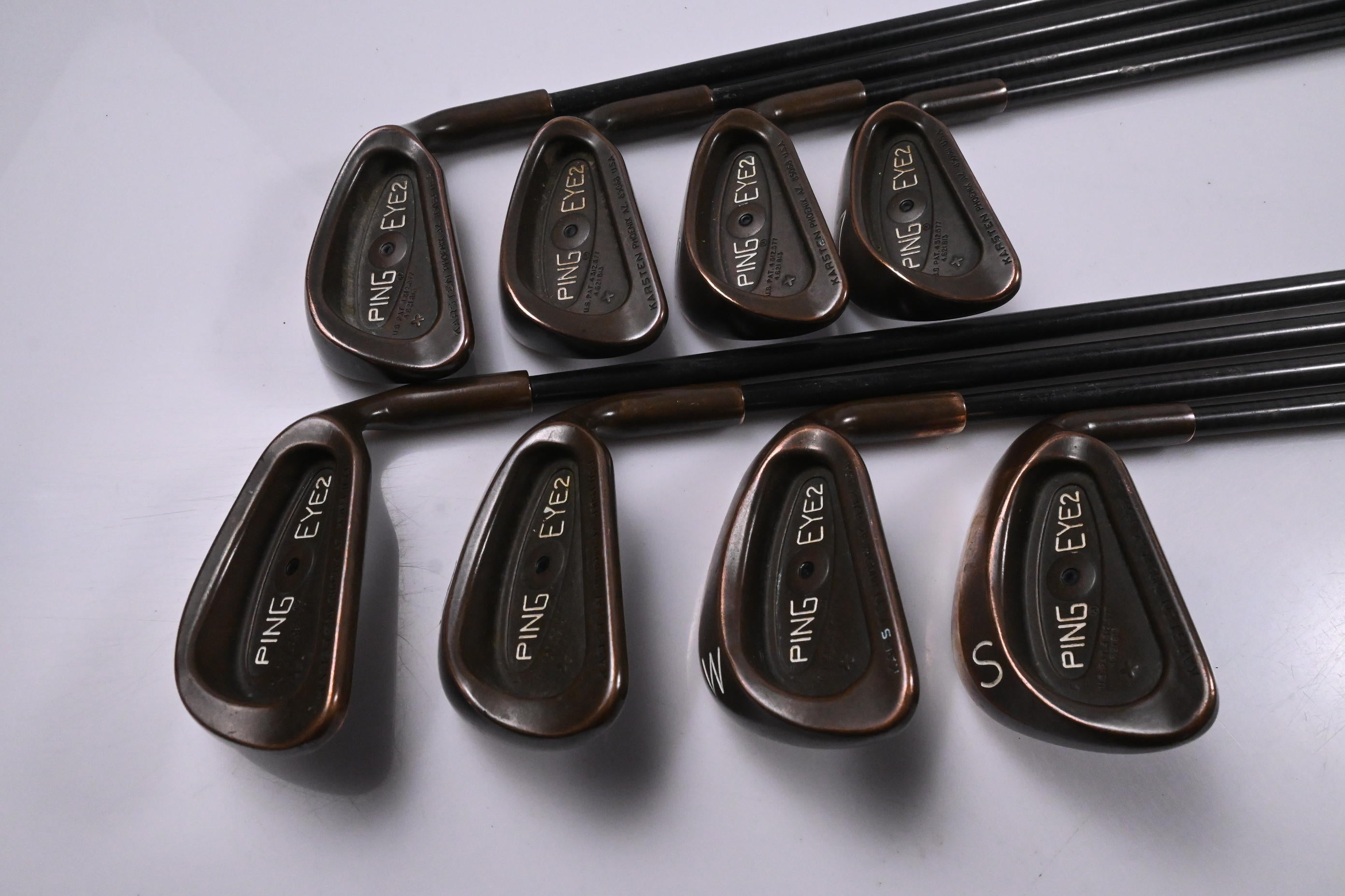 Ping Eye 2+ BeCu Irons / 4-PW+SW / Black Dot / Stiff Flex Ping Shafts