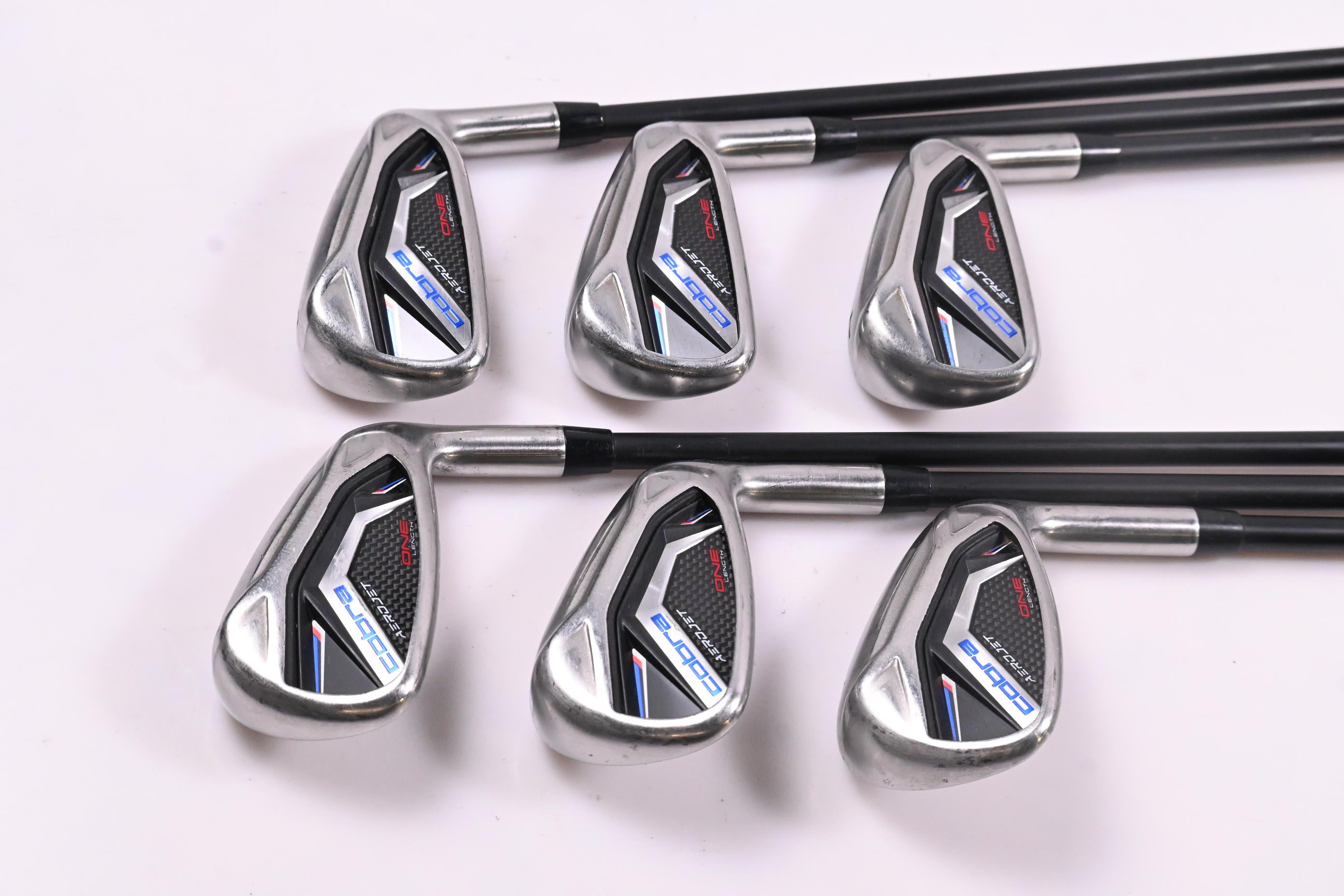 Cobra Aerojet One Length Irons / 5-PW / Regular Flex KBS PGI 75 Shafts