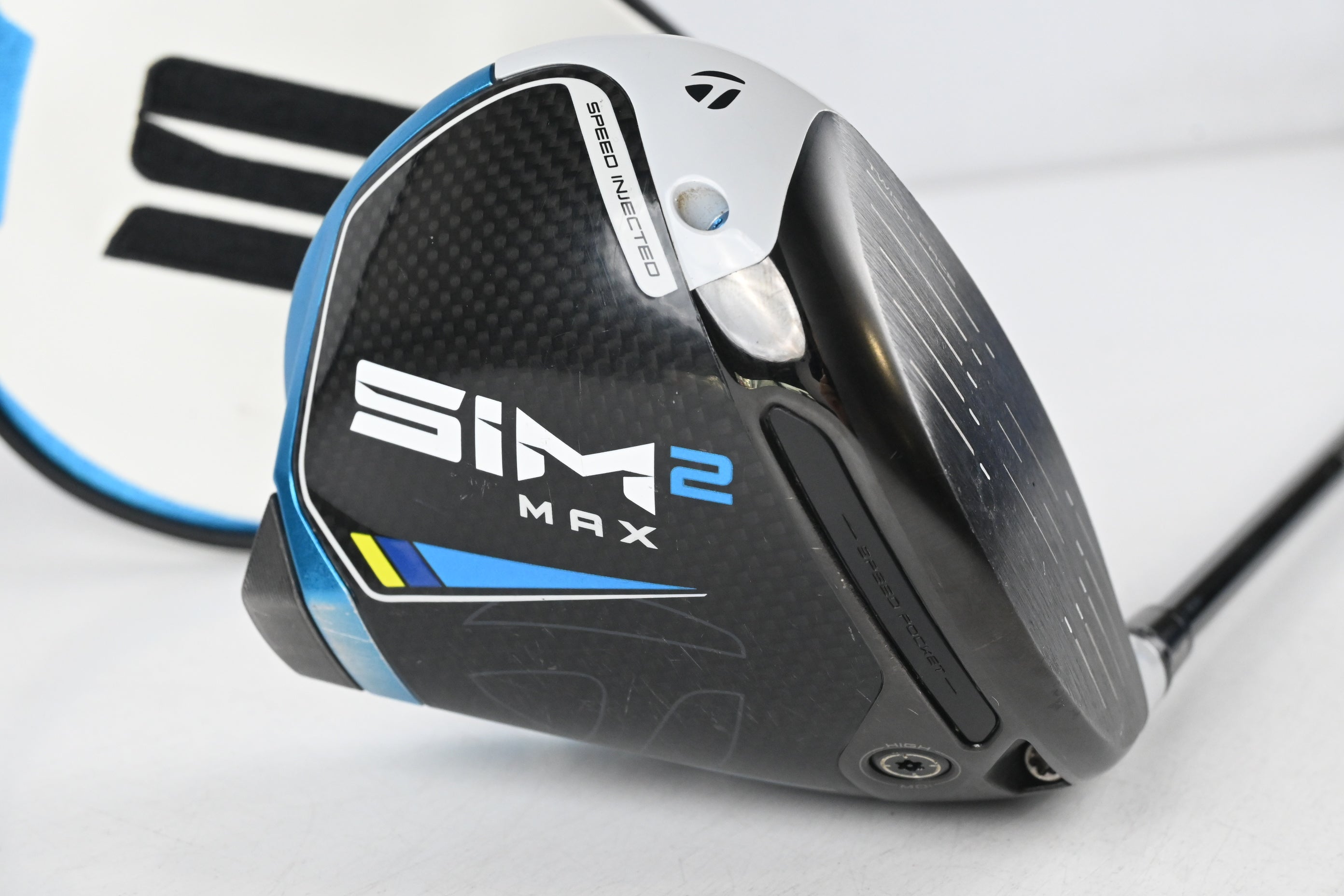 Taylormade SIM2 Max Driver / 9 Degree / Stiff Flex HZRDUS Smoke Red RDX 60 Shaft
