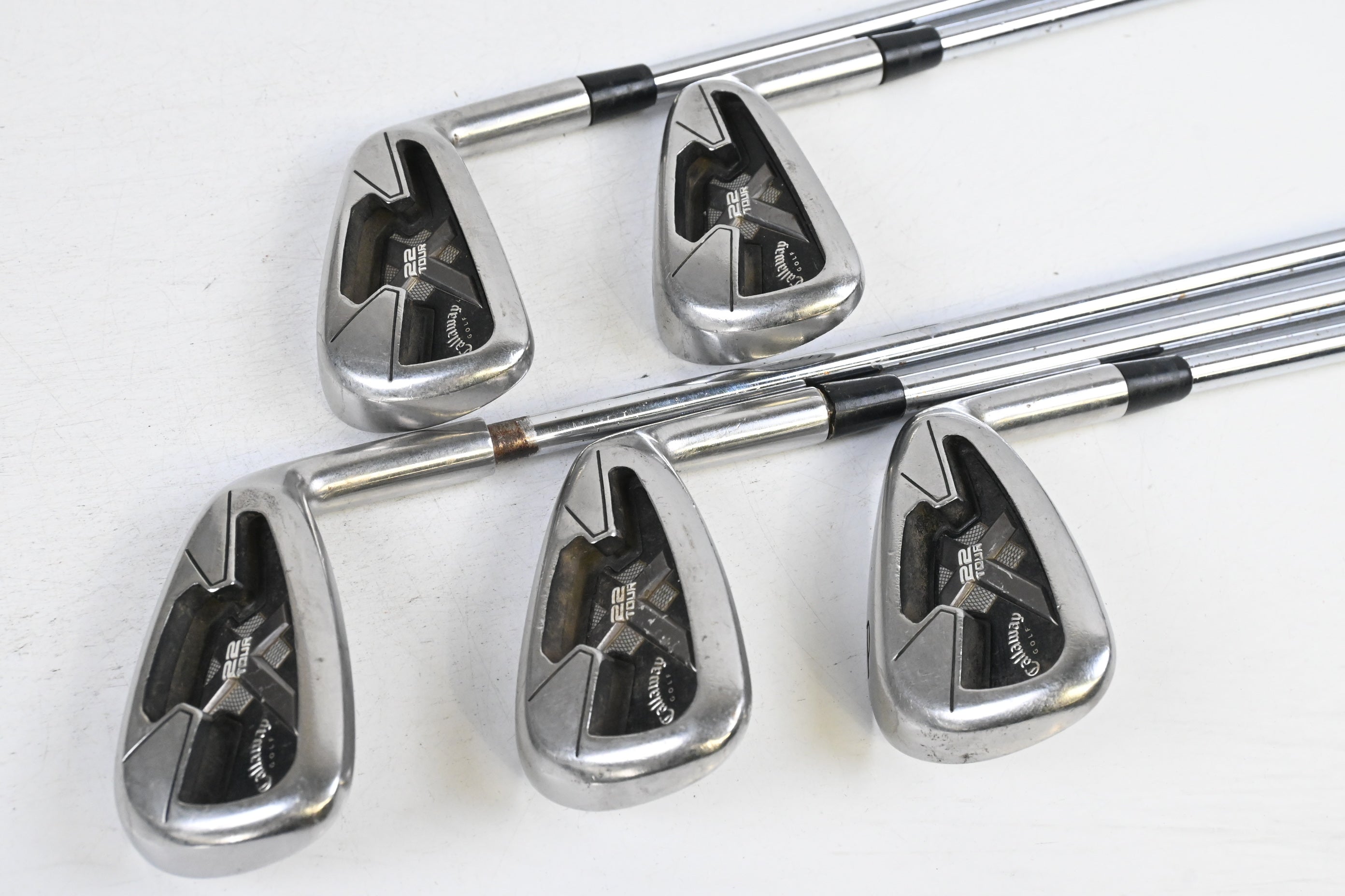 Callaway X-22 Tour Irons / 6-PW / Stiff Flex Steel Shafts