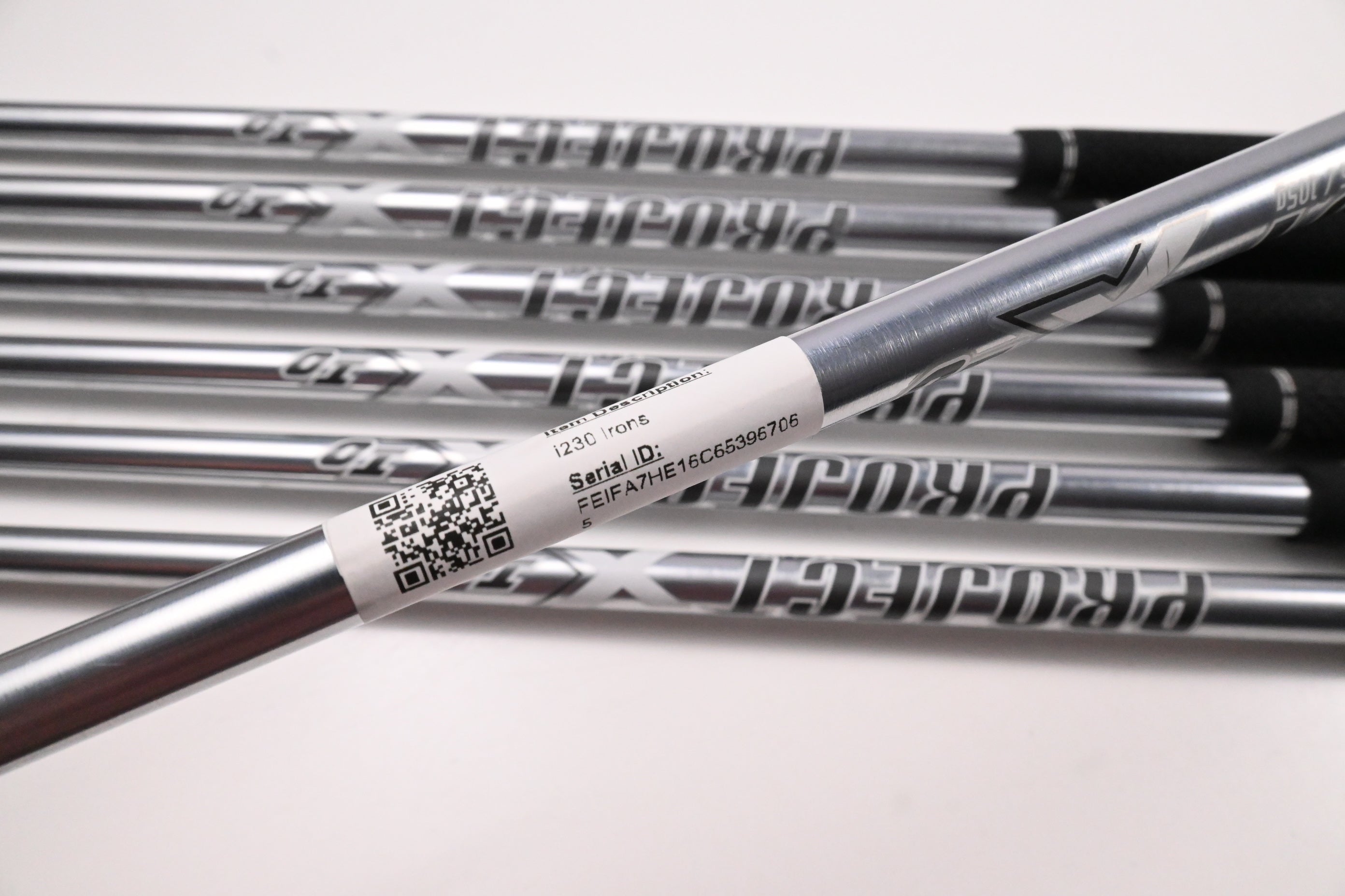 Ping i230 Irons / 5-PW+UW / Red Dot / Regular Flex Project X IO 105 Shafts