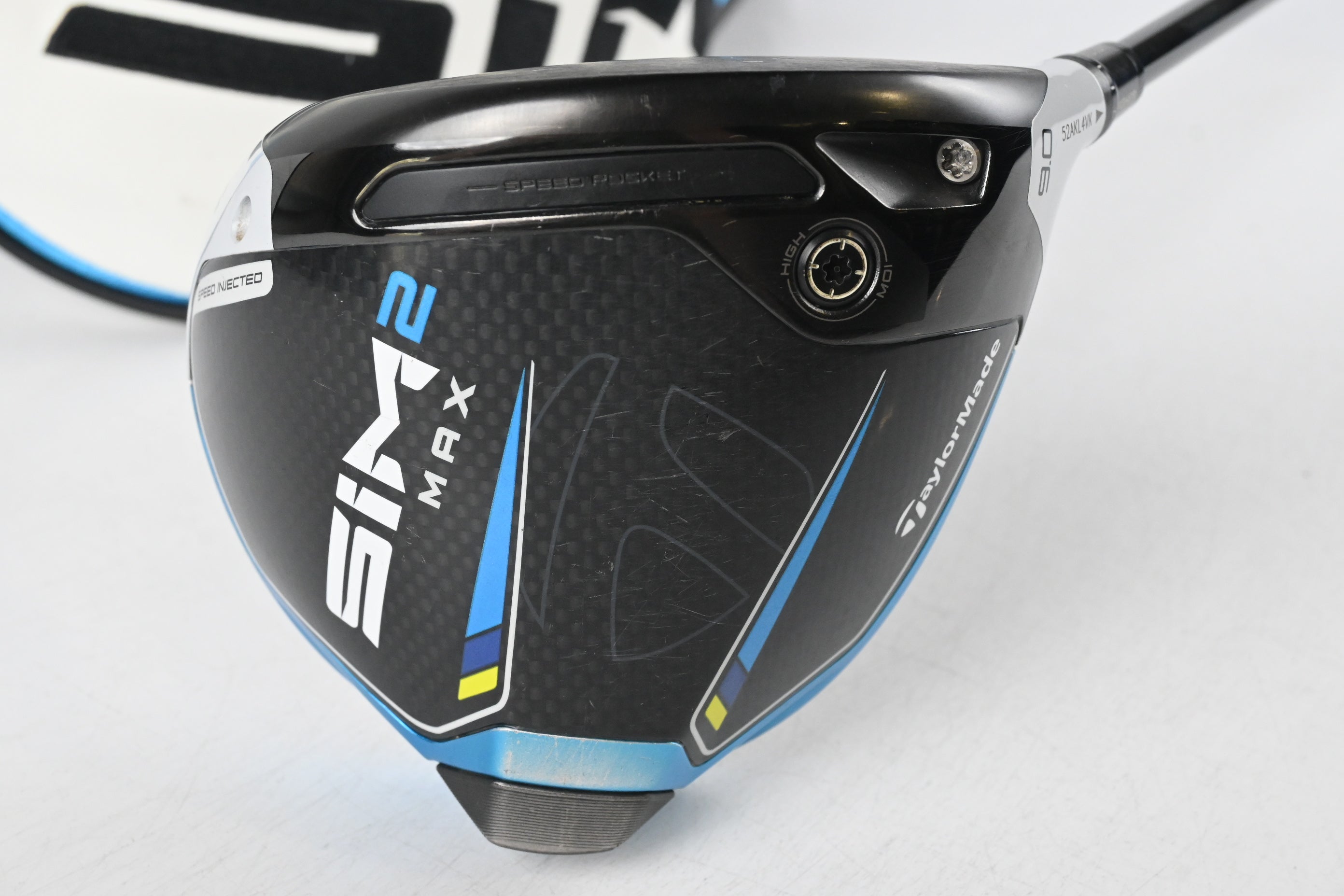 Taylormade SIM2 Max Driver / 9 Degree / Stiff Flex HZRDUS Smoke Red RDX 60 Shaft