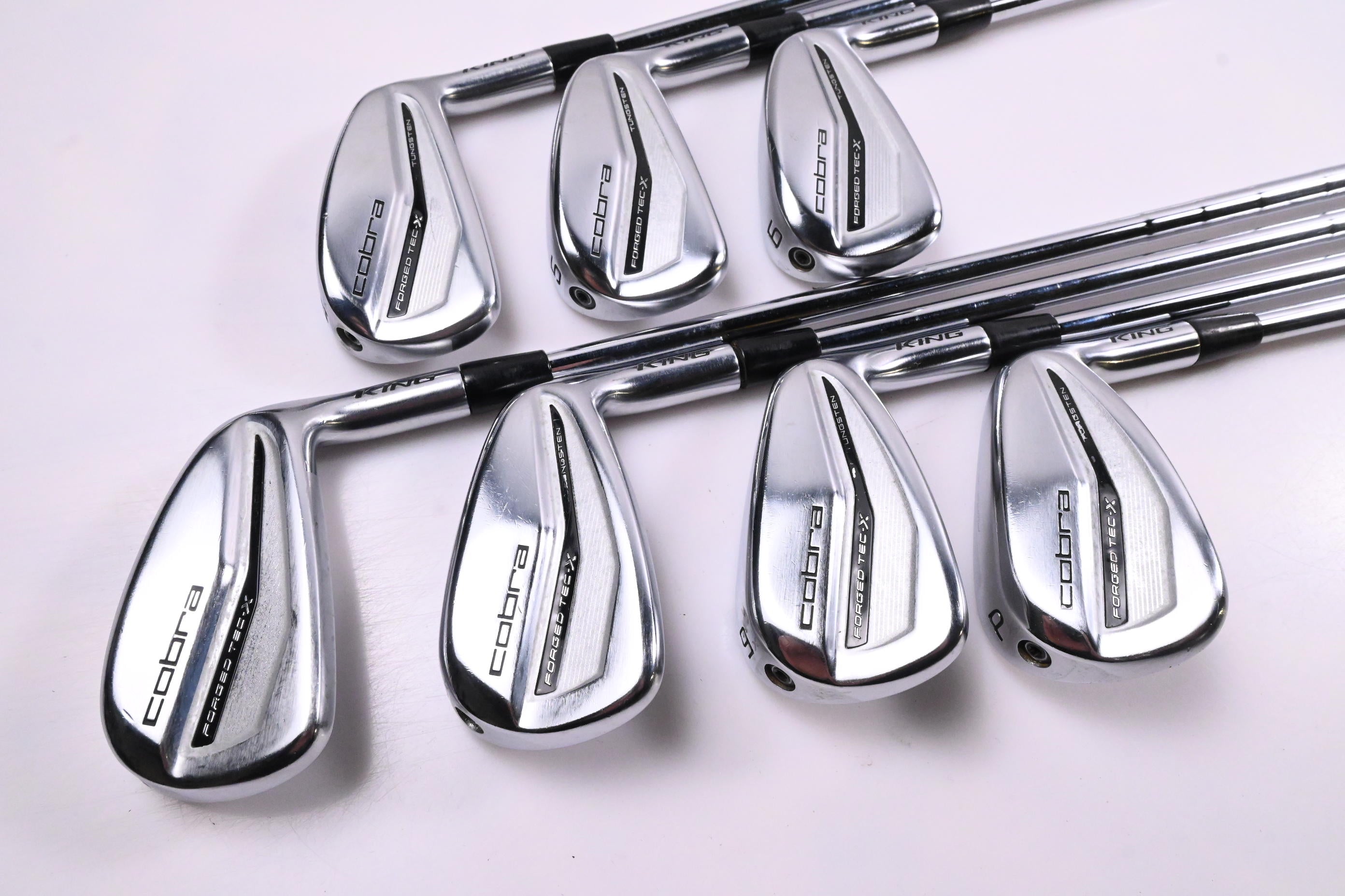 Cobra Forged Tec X 2022 Irons / 4-PW / Regular Flex KBS Tour 90 Shafts