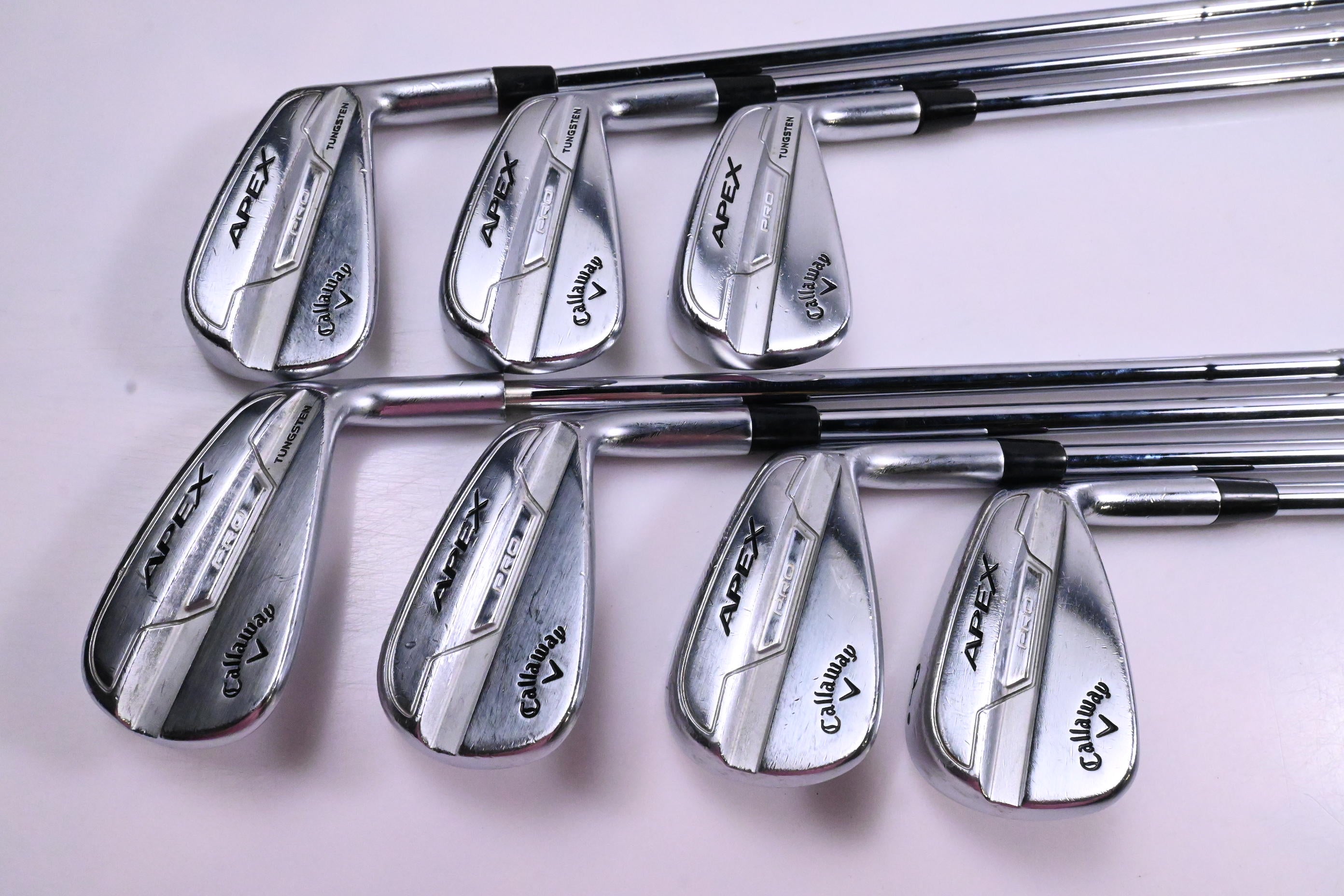 Callaway Apex Pro 21 Irons / 4-PW / Stiff Flex Elevate ETS 115 Shafts